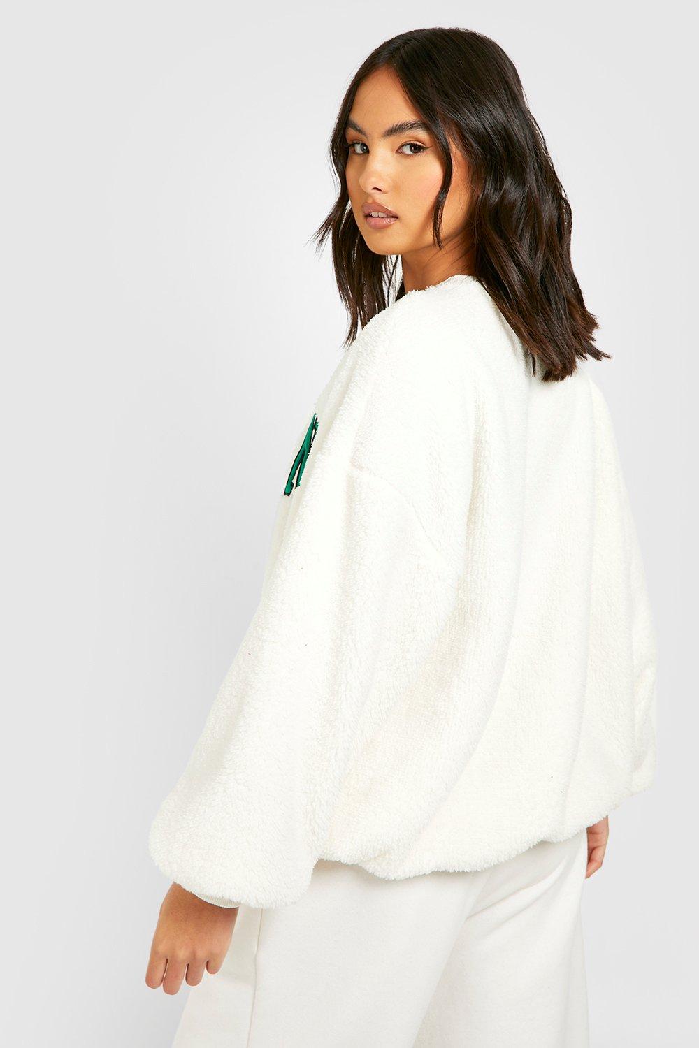 Boohoo teddy jumper sale