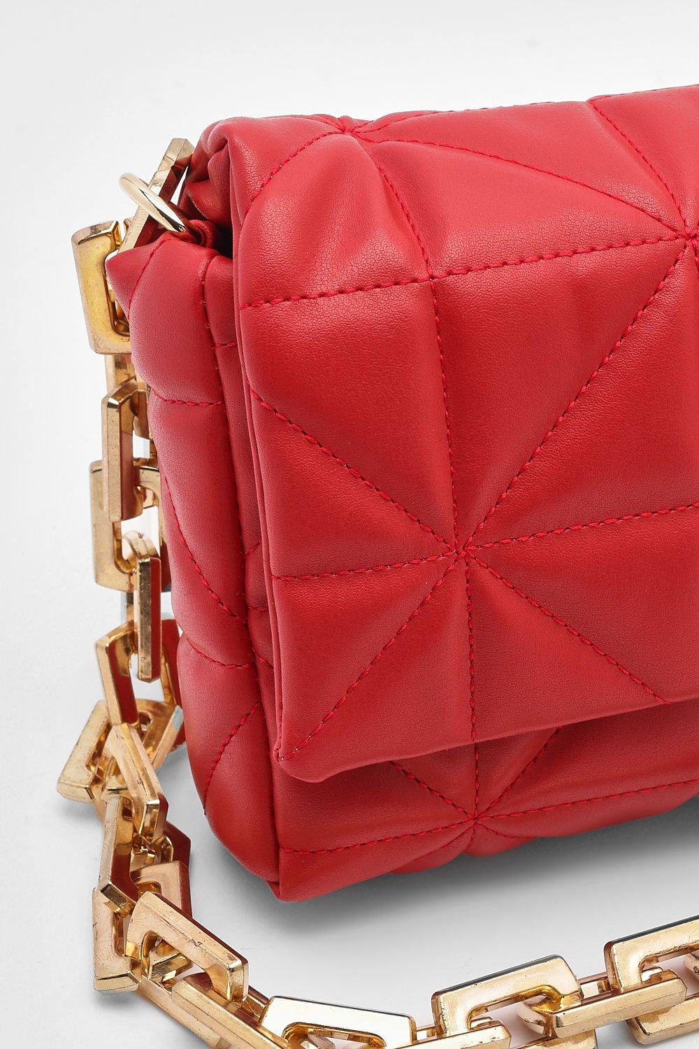 Boohoo red bag hot sale