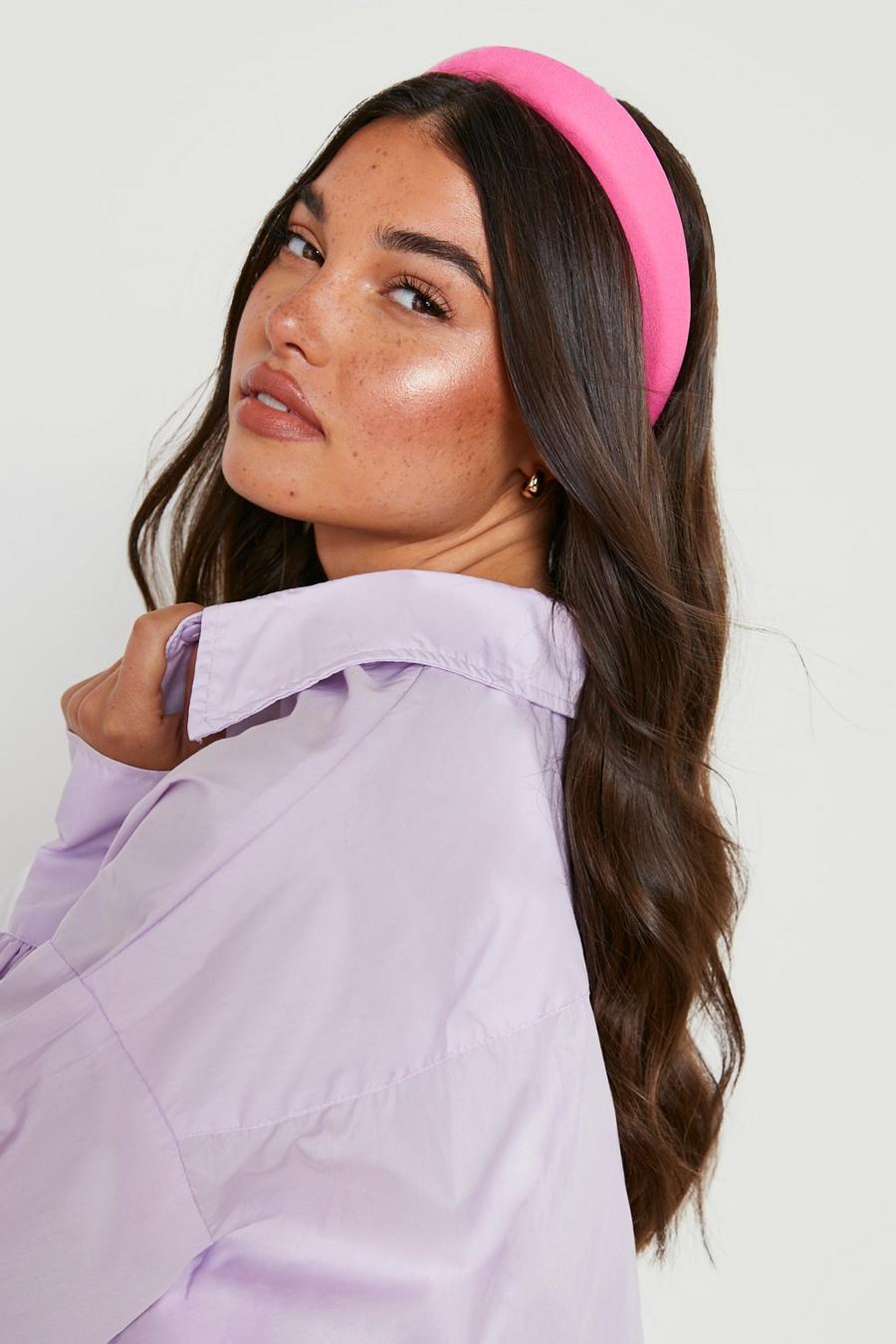Hot pink Padded Headband  image number 1