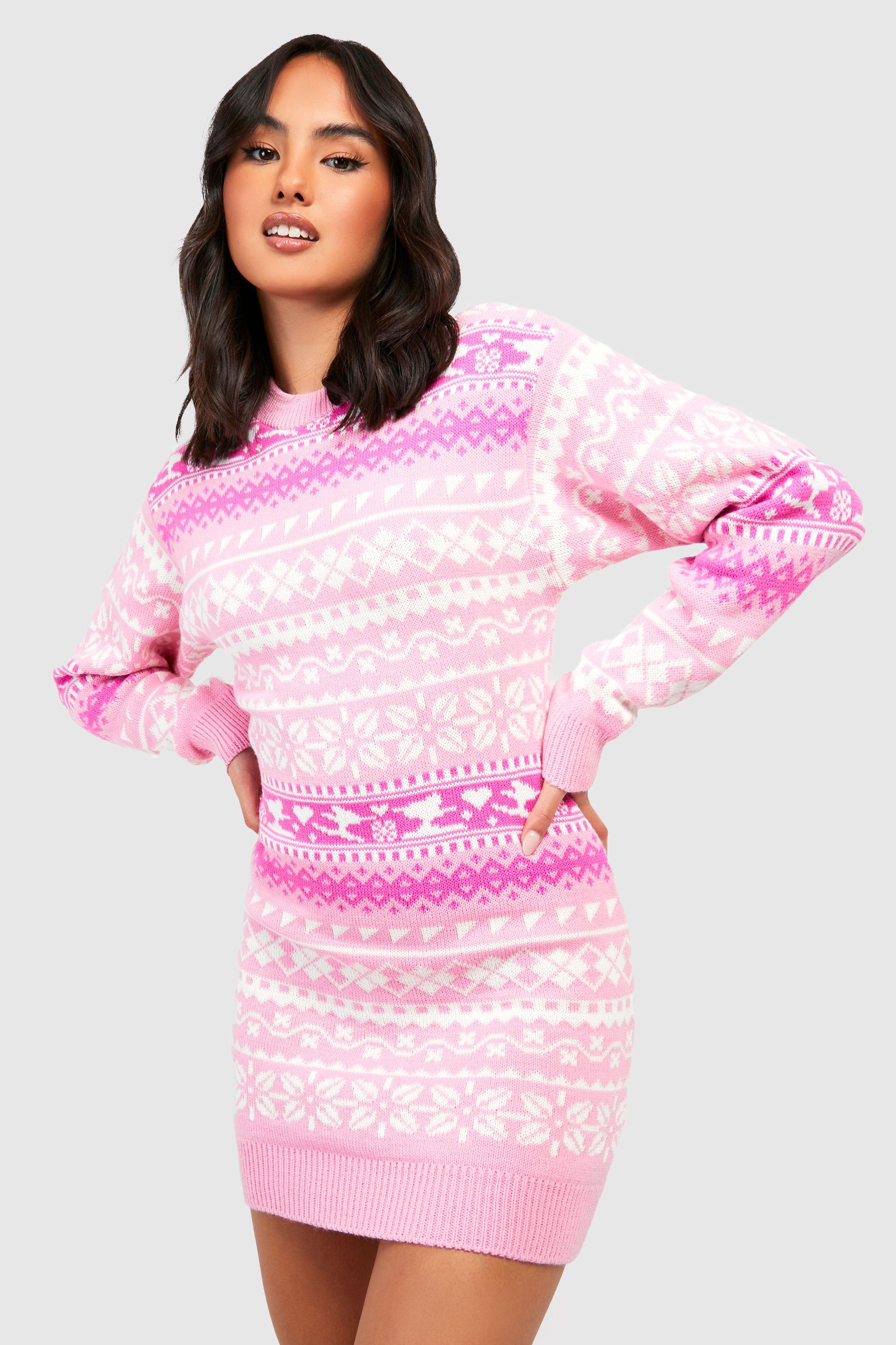 Fairisle jumper dress store uk