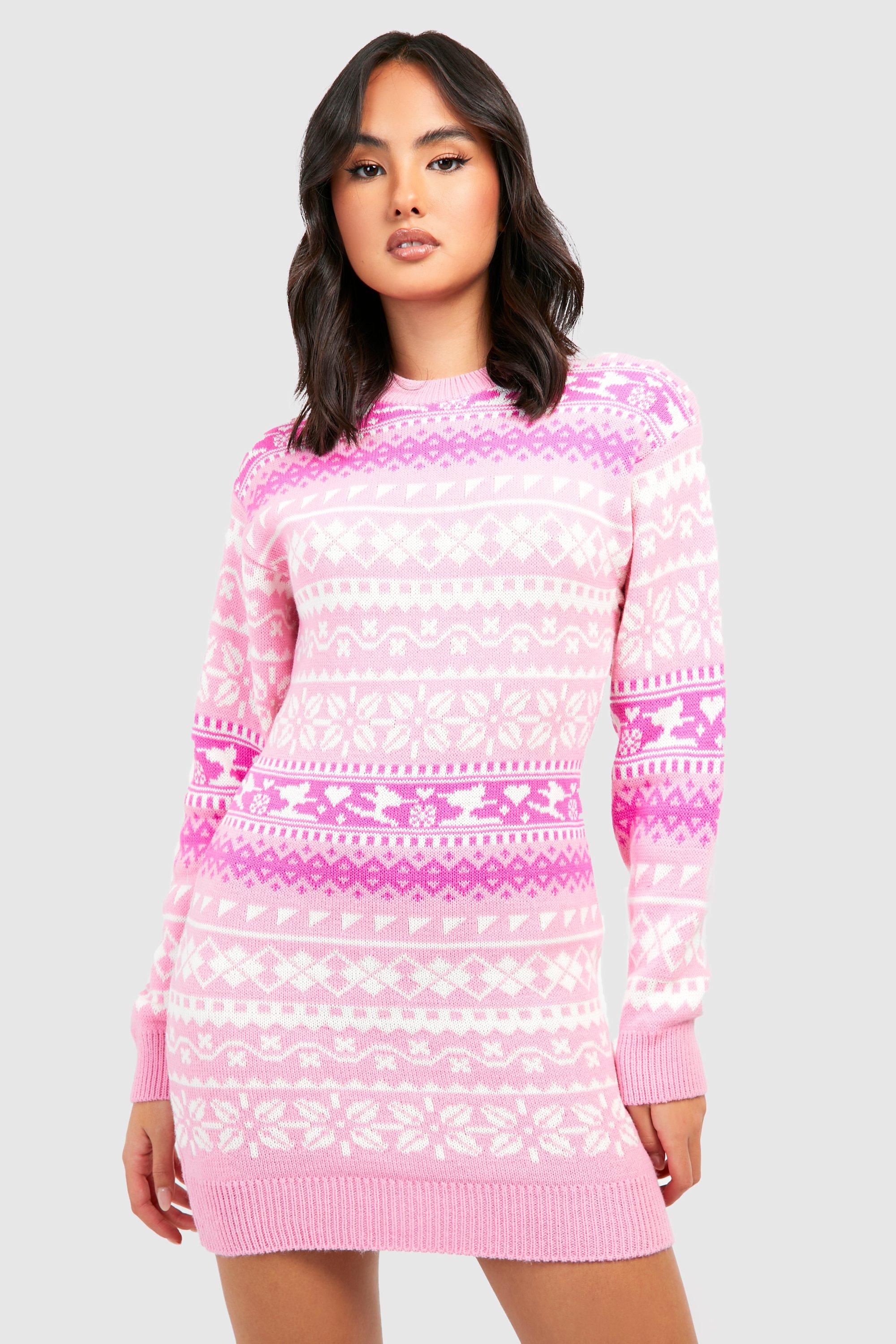 Pink shop jumper dresses