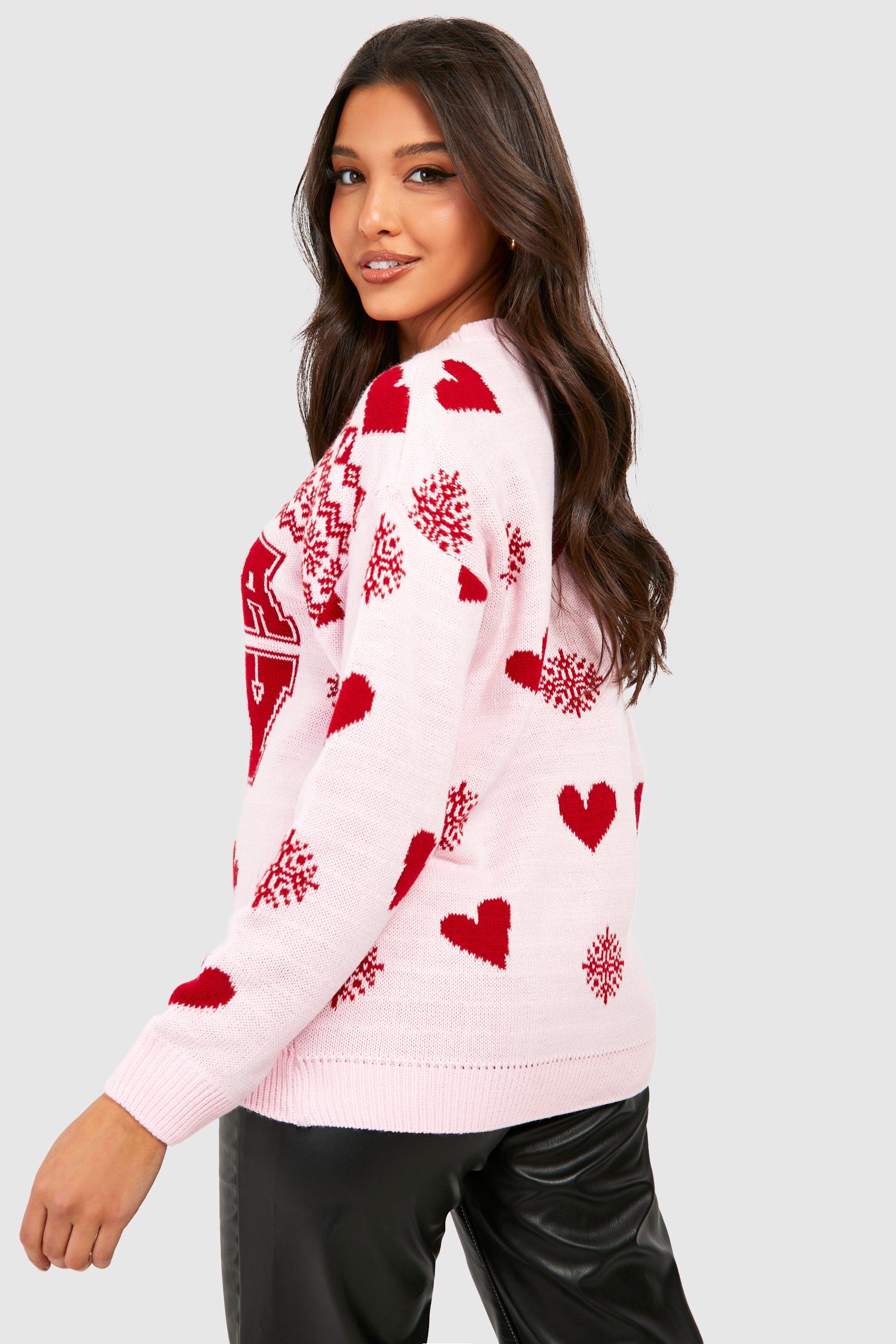 Boohoo santa hot sale baby jumper