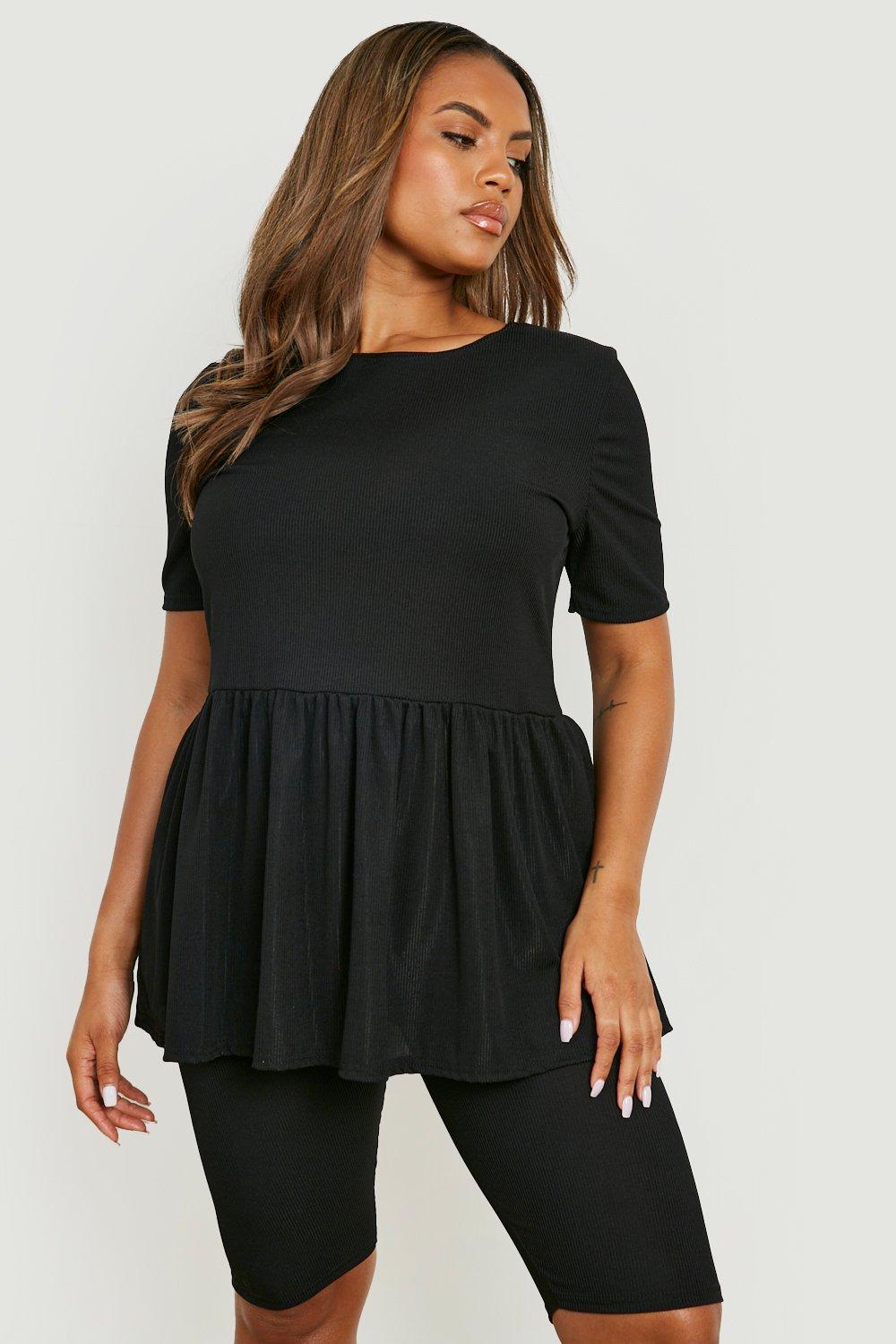 Boohoo hot sale plus shorts