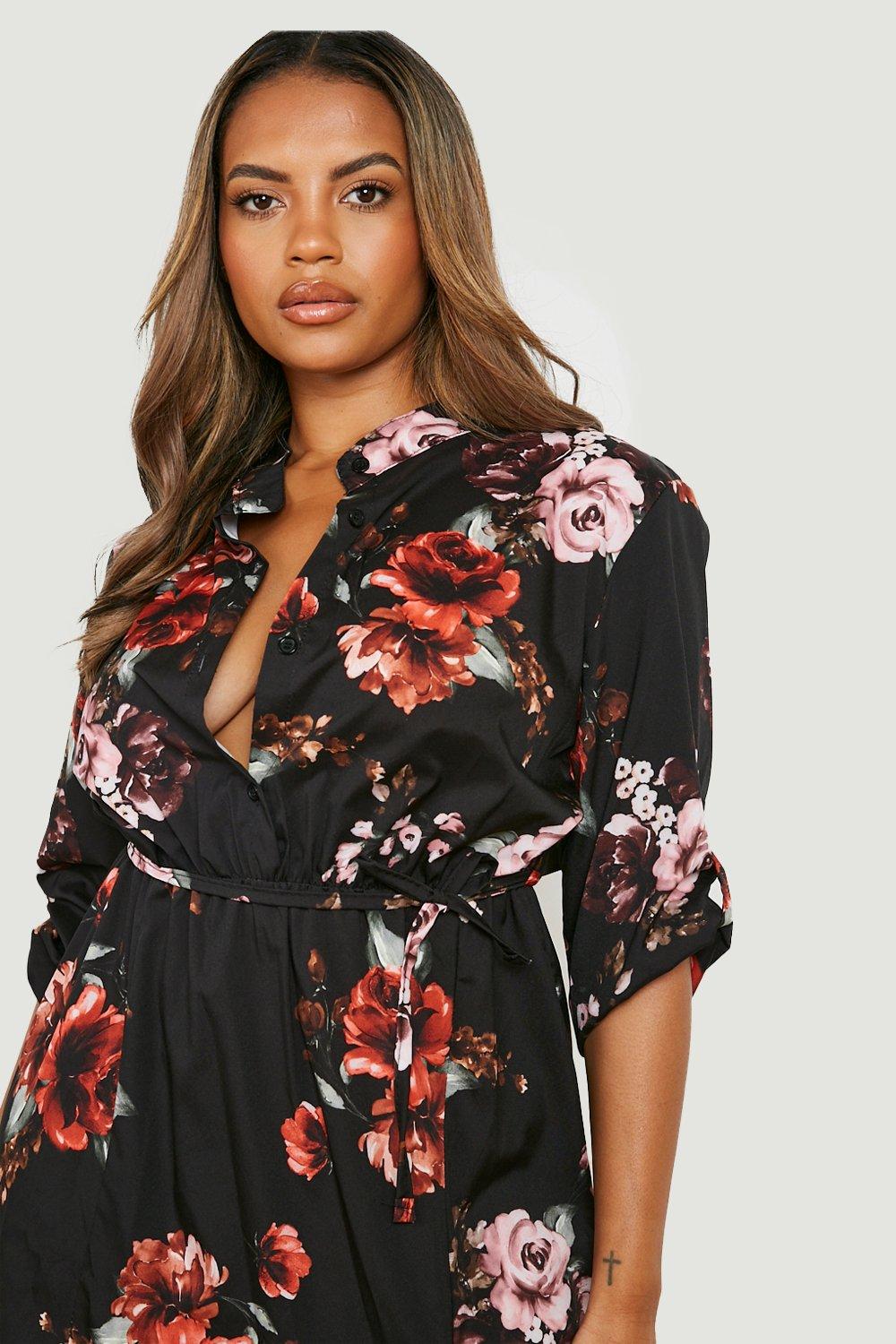 T shirt cheap dress floral