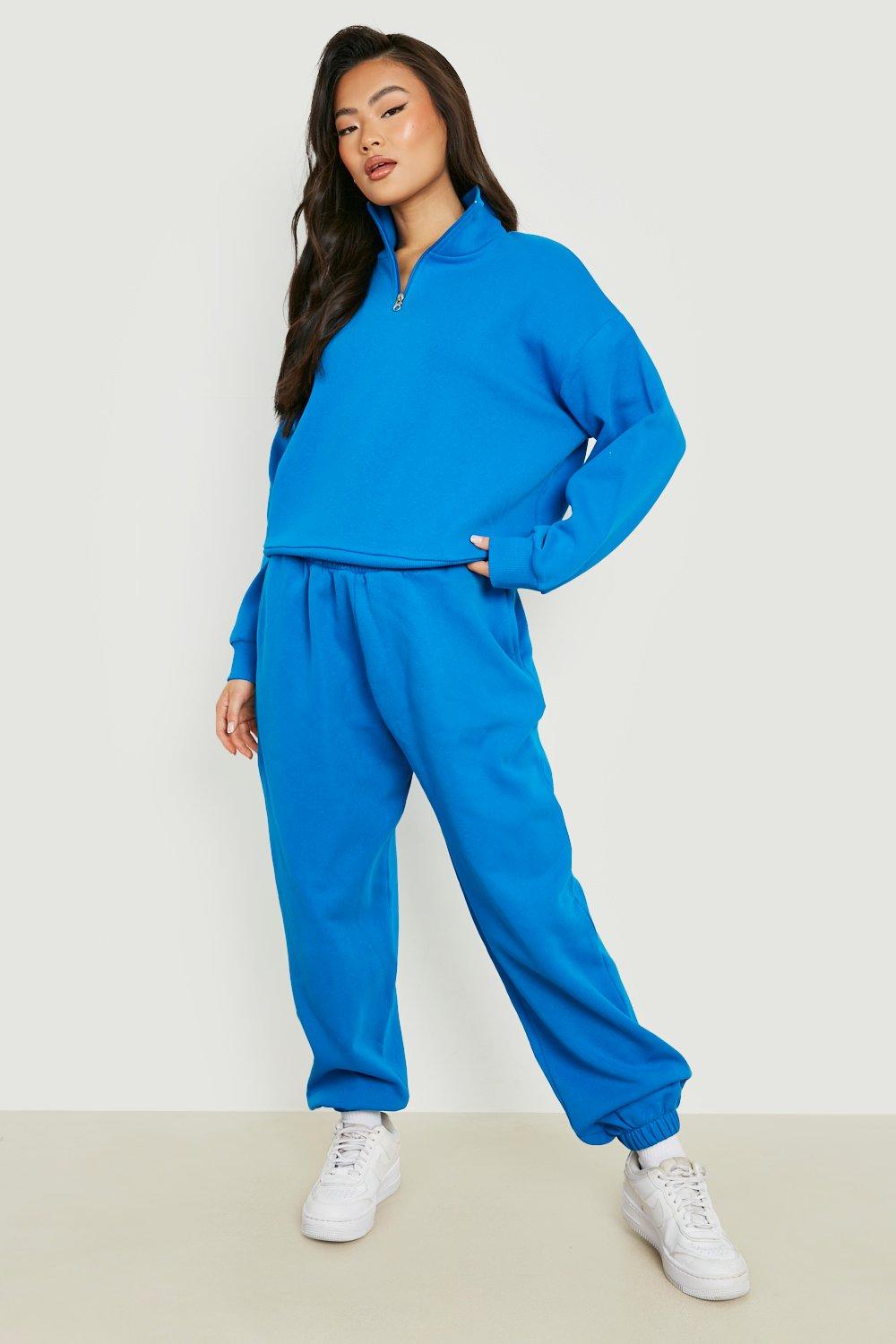 blue tracksuit set womens