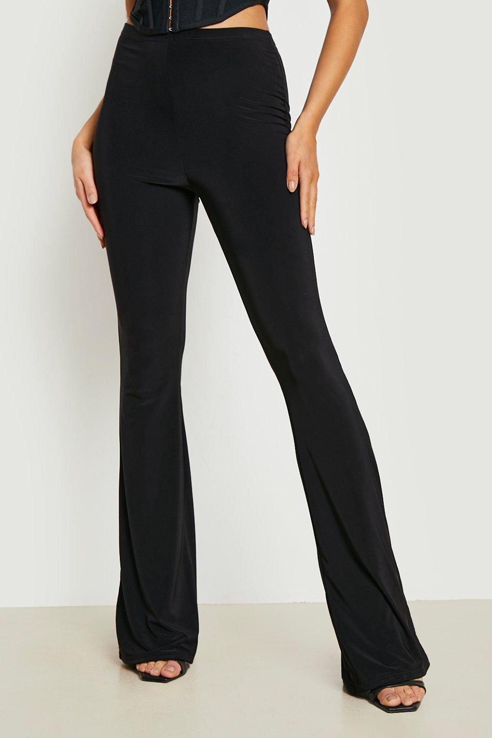 Pantalon flare moulant hot sale