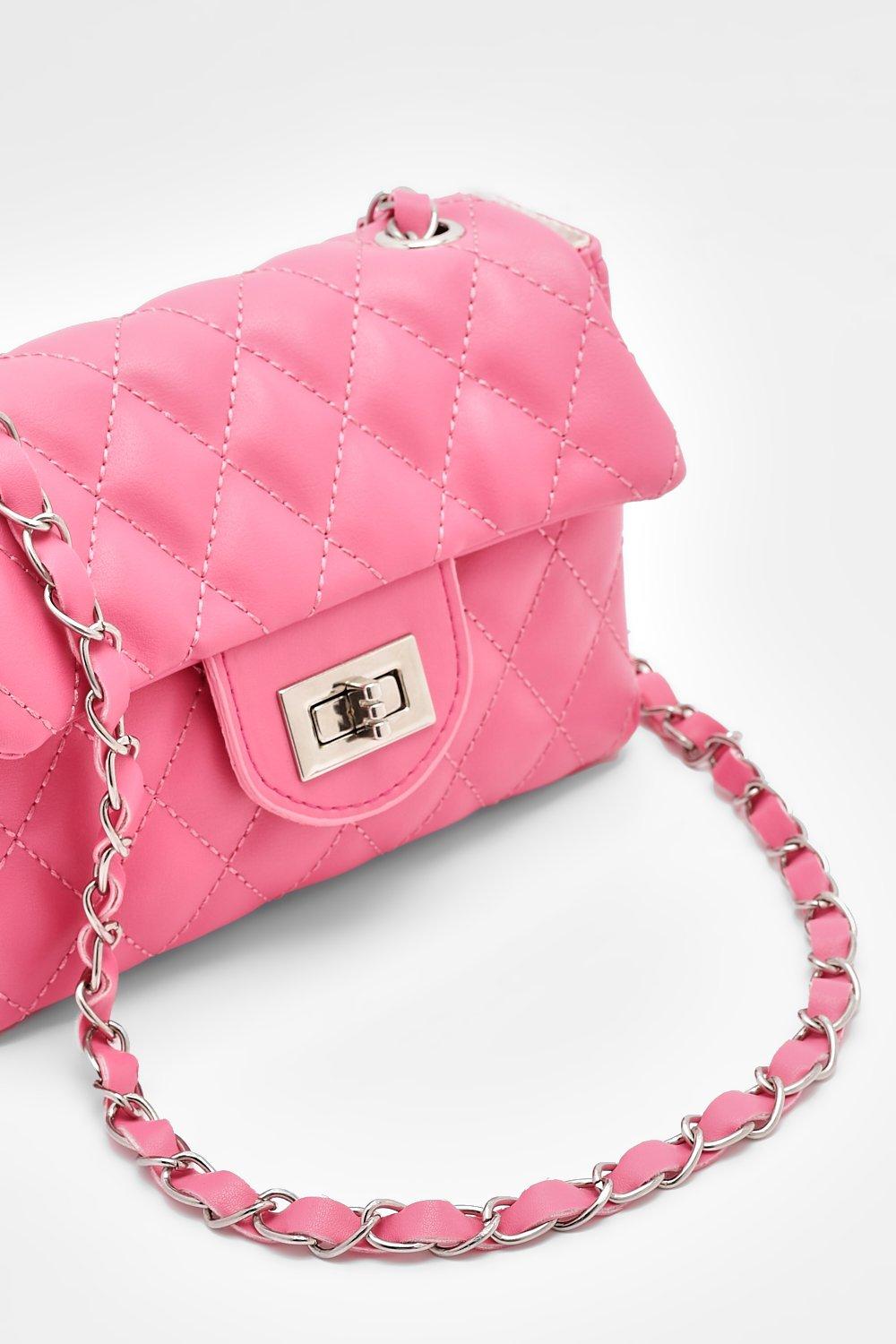 Quilted Chain Cross Body Bag