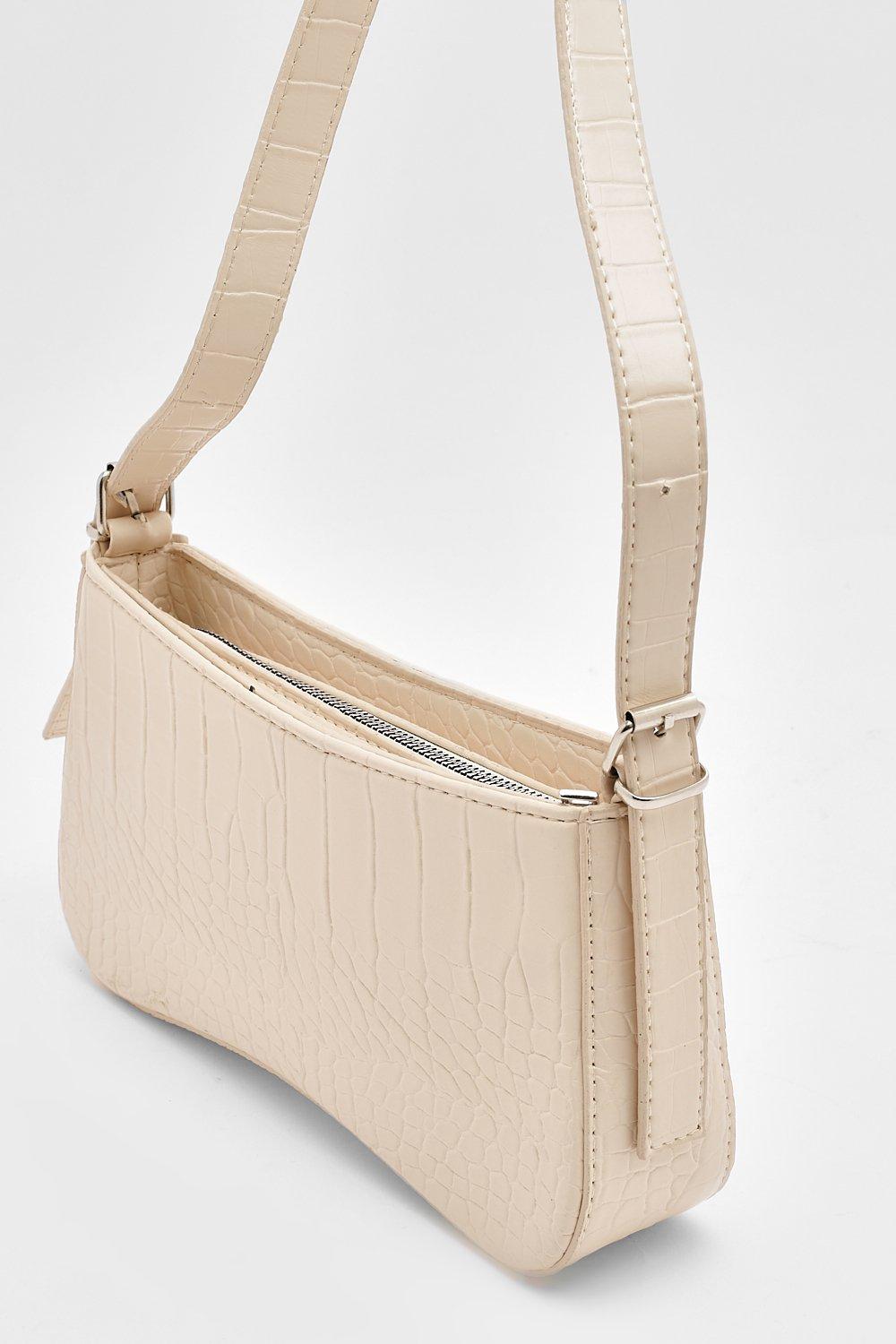 Curve Shoulder Bag boohoo UK