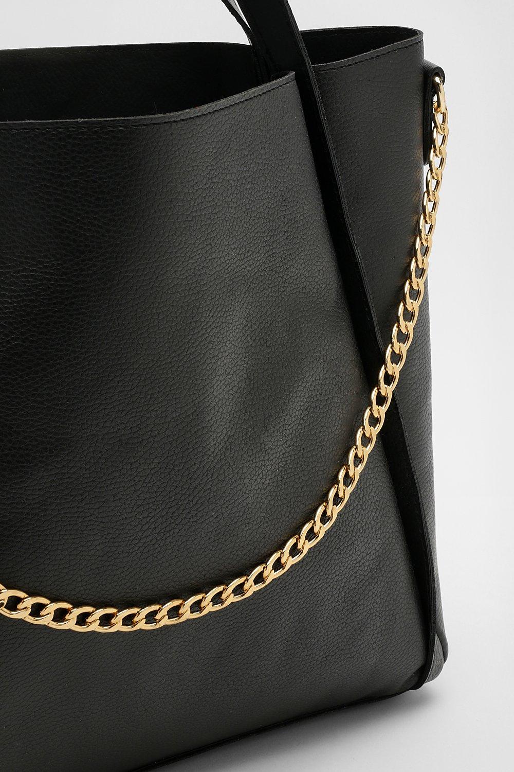 Kara Chain-Strap Knot Tote Bag