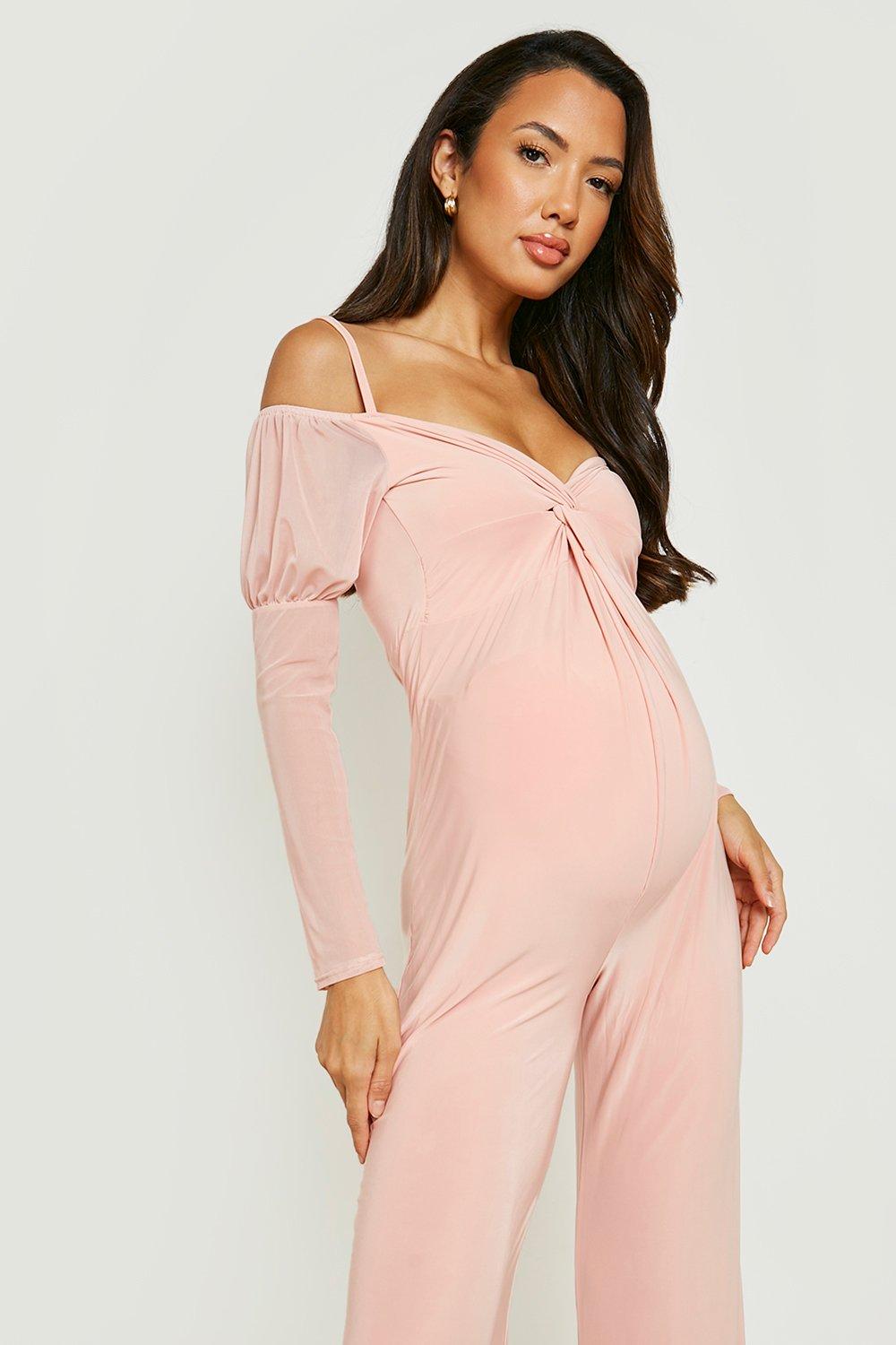 Boohoo maternity outlet jumpsuit