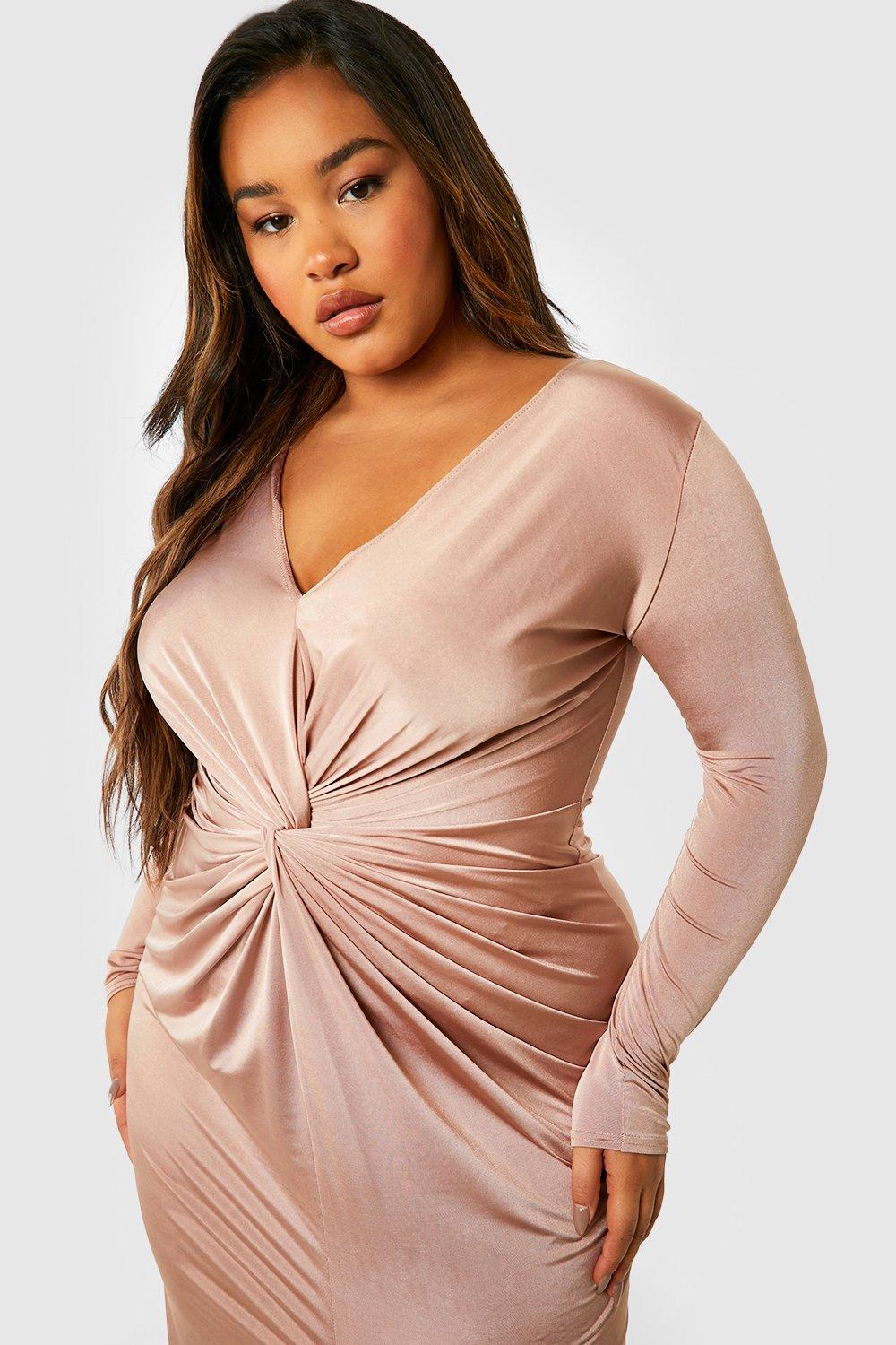 Slinky twist sale front dress