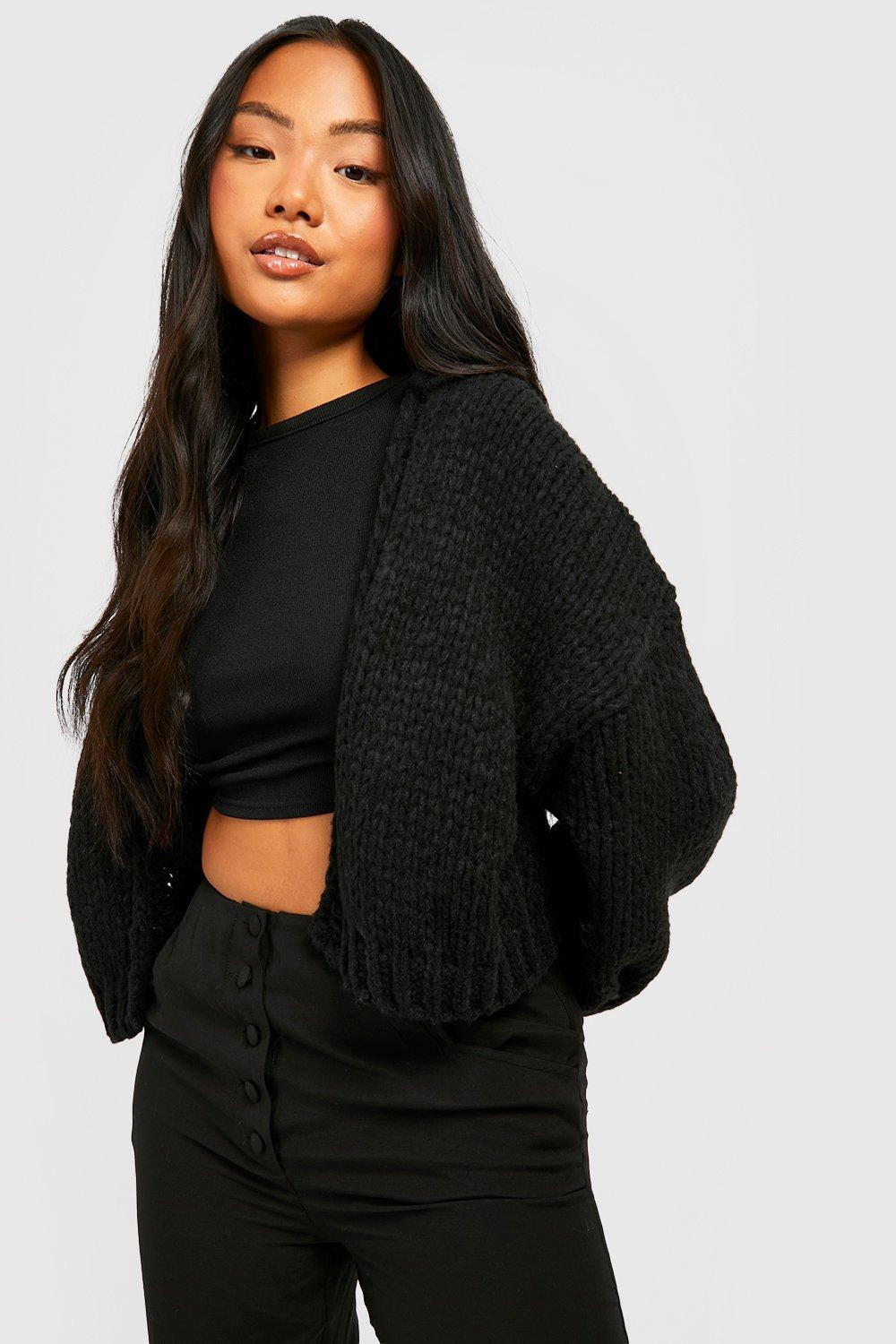 Boohoo chunky 2025 knit cardigan