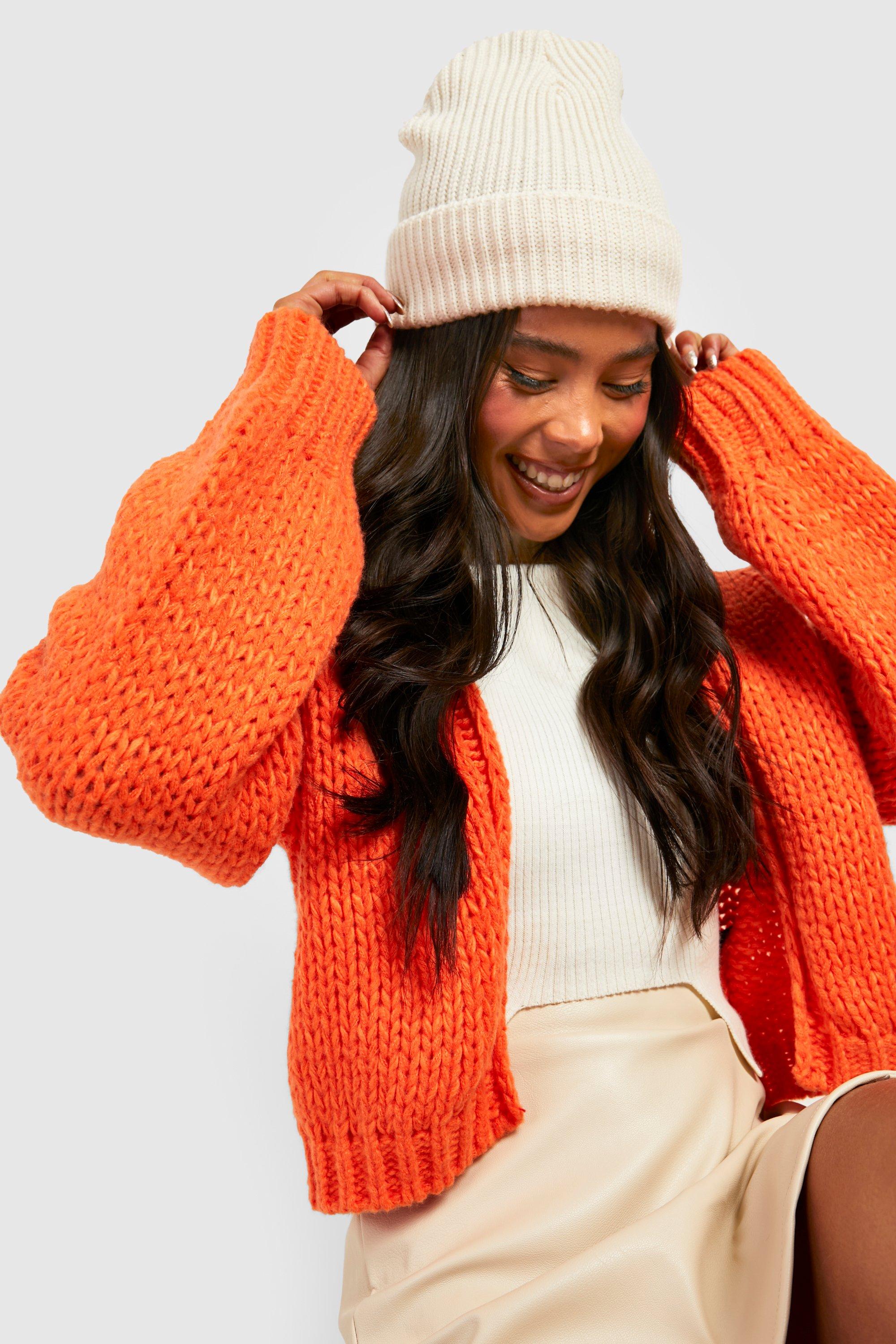 Boohoo chunky shop knit cardigan