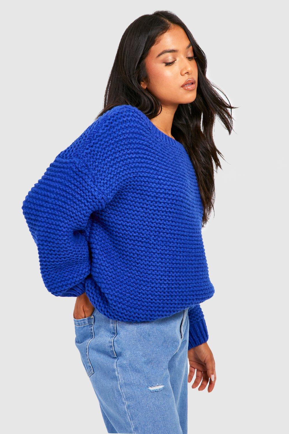 Boohoo 2025 blue jumper