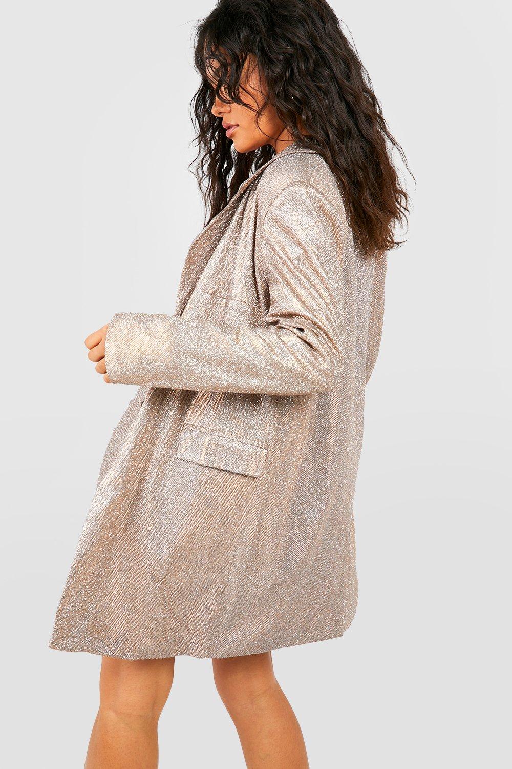 Glitter best sale jacket dress