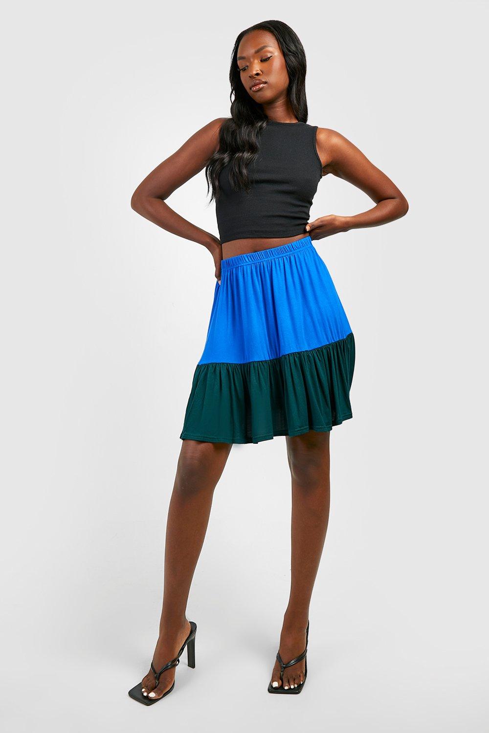 Blue skater skirt hotsell