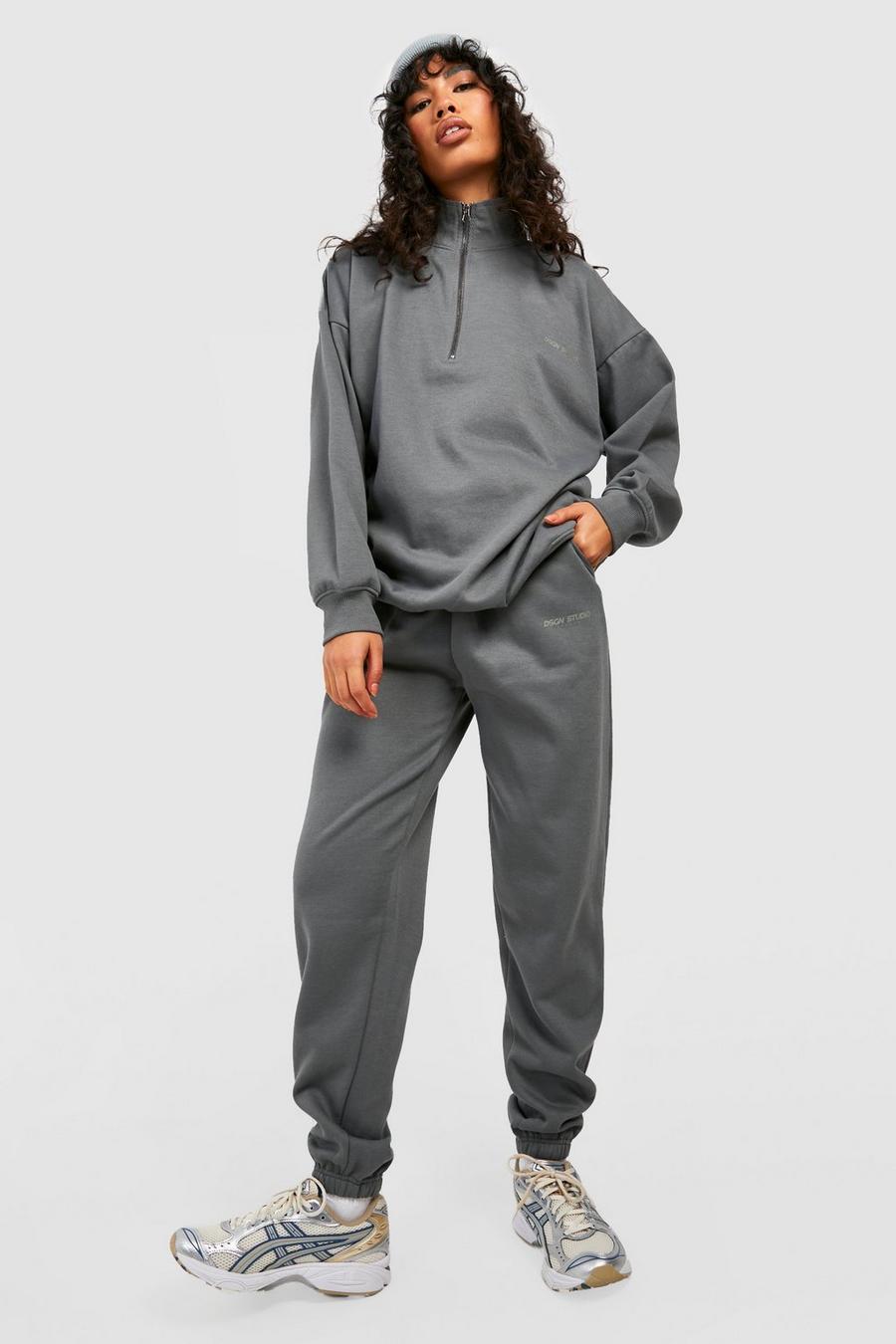 Olive Dsgn Studio Sports Cuffed Oversized Jogger image number 1