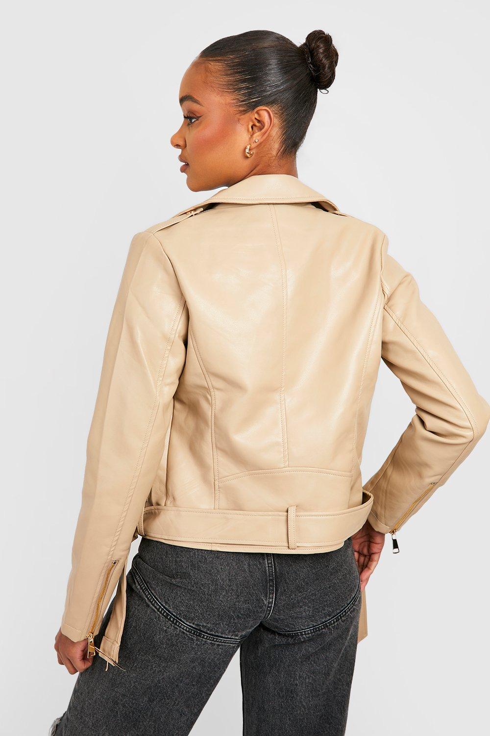 Lipsy faux leather hot sale biker jacket