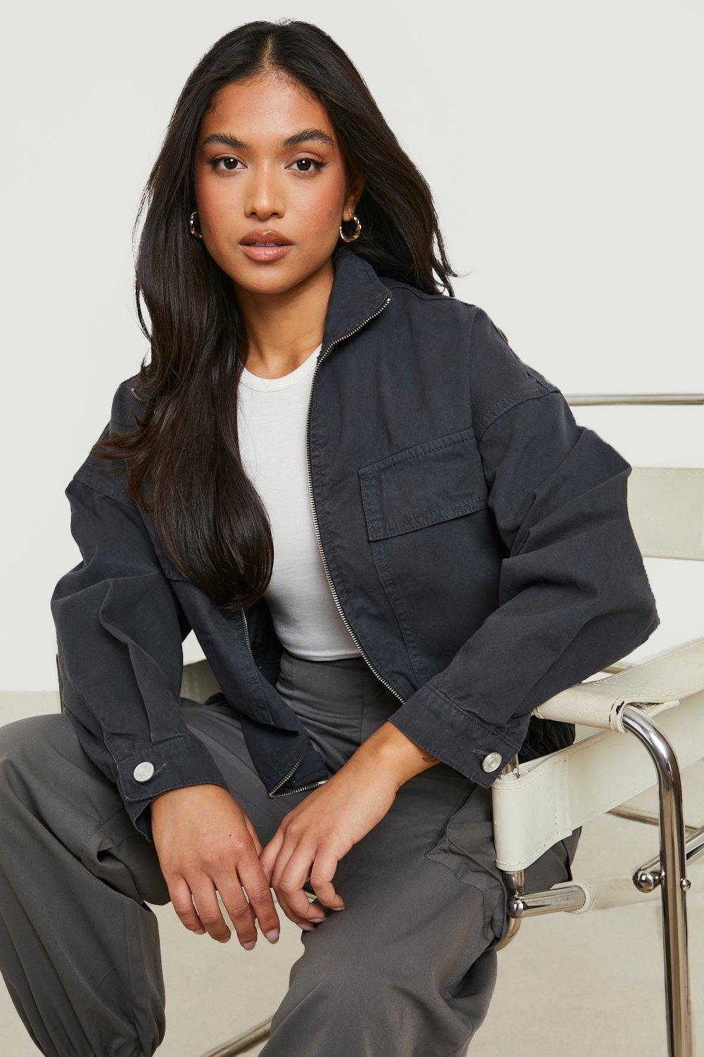 Petite utility jacket sale