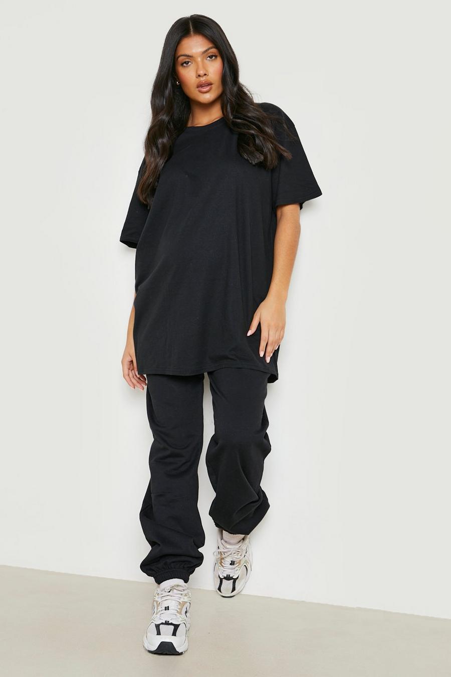 Black svart Mammakläder - Oversize t-shirt och joggers
