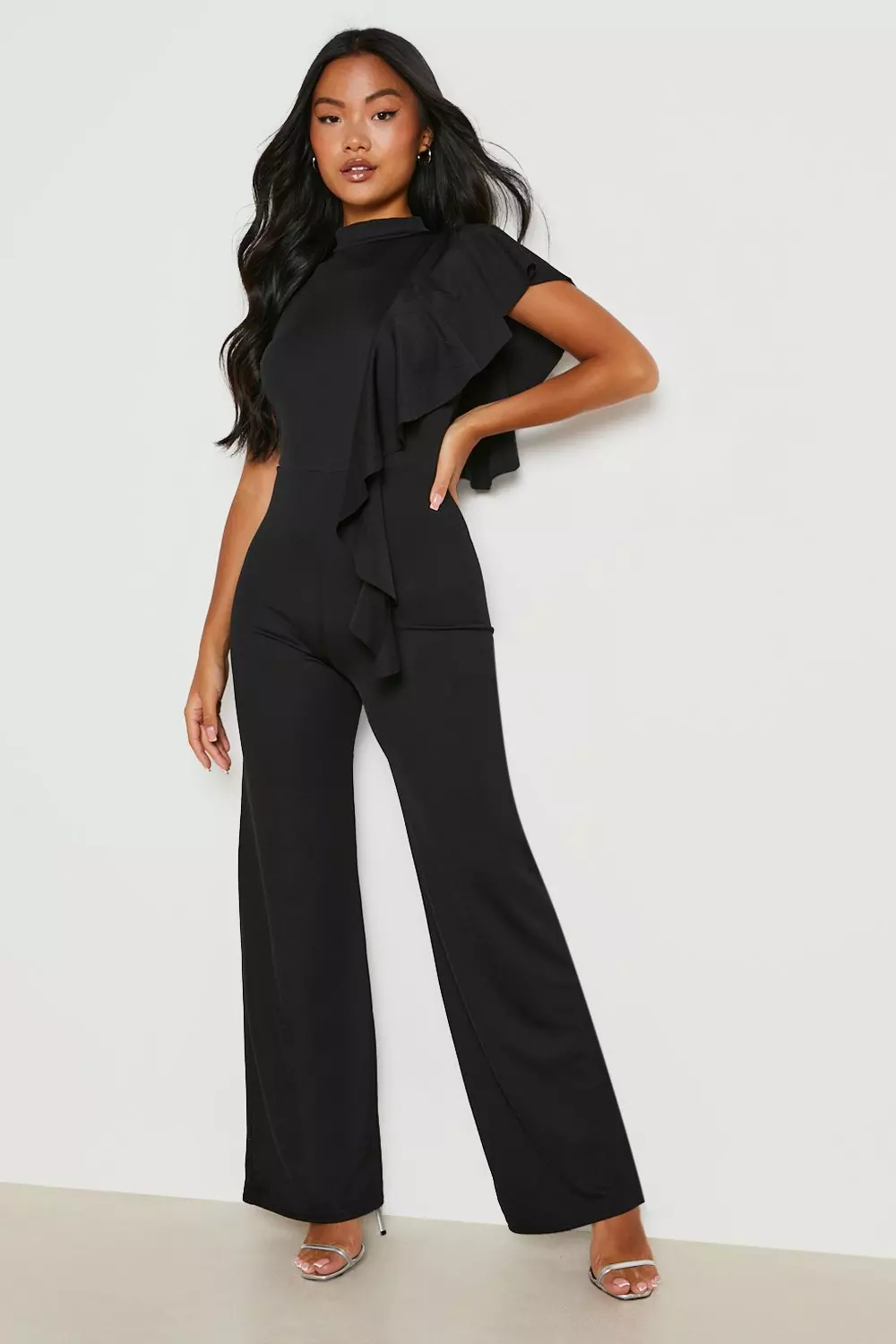 Jumpsuit with store waist cape