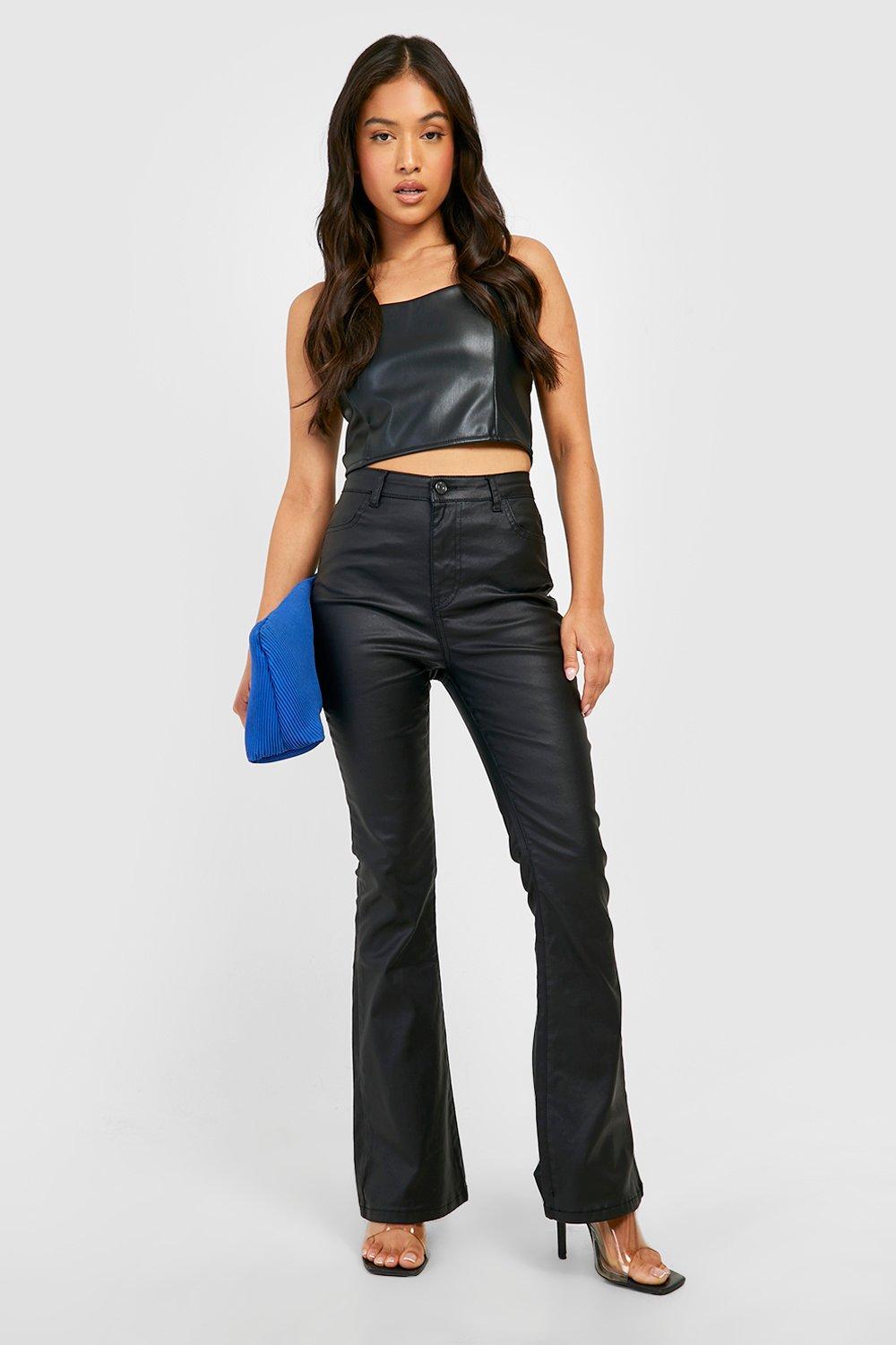 Black coated petite sales jeans