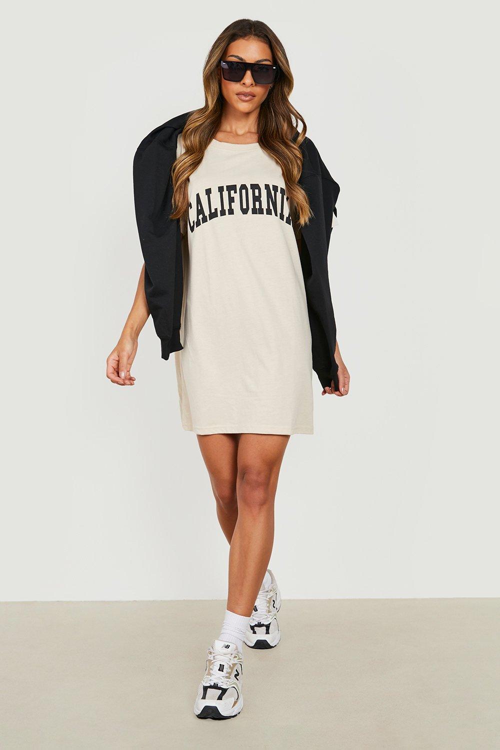 California T-Shirt Dress