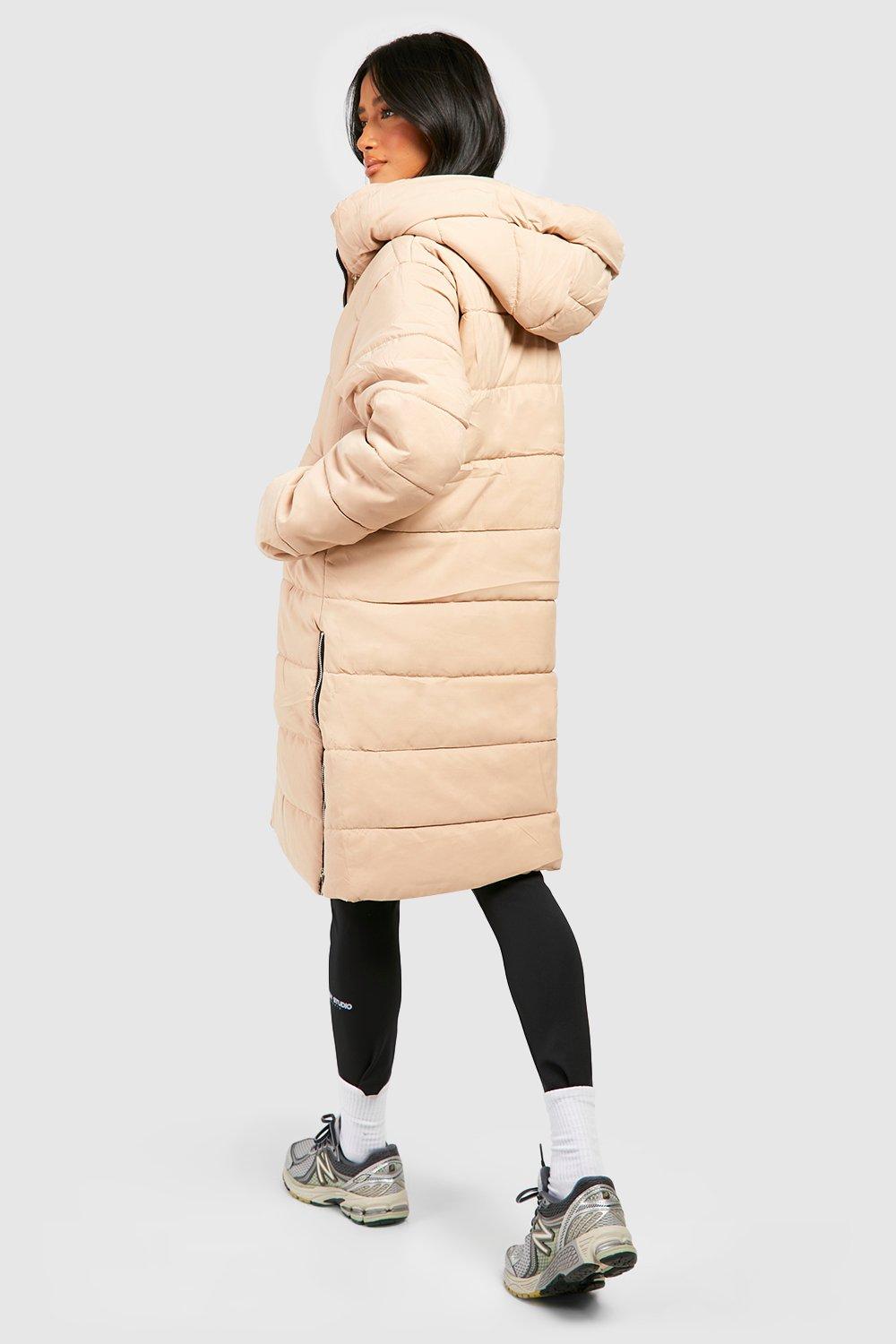 Long puffer jacket petite sale