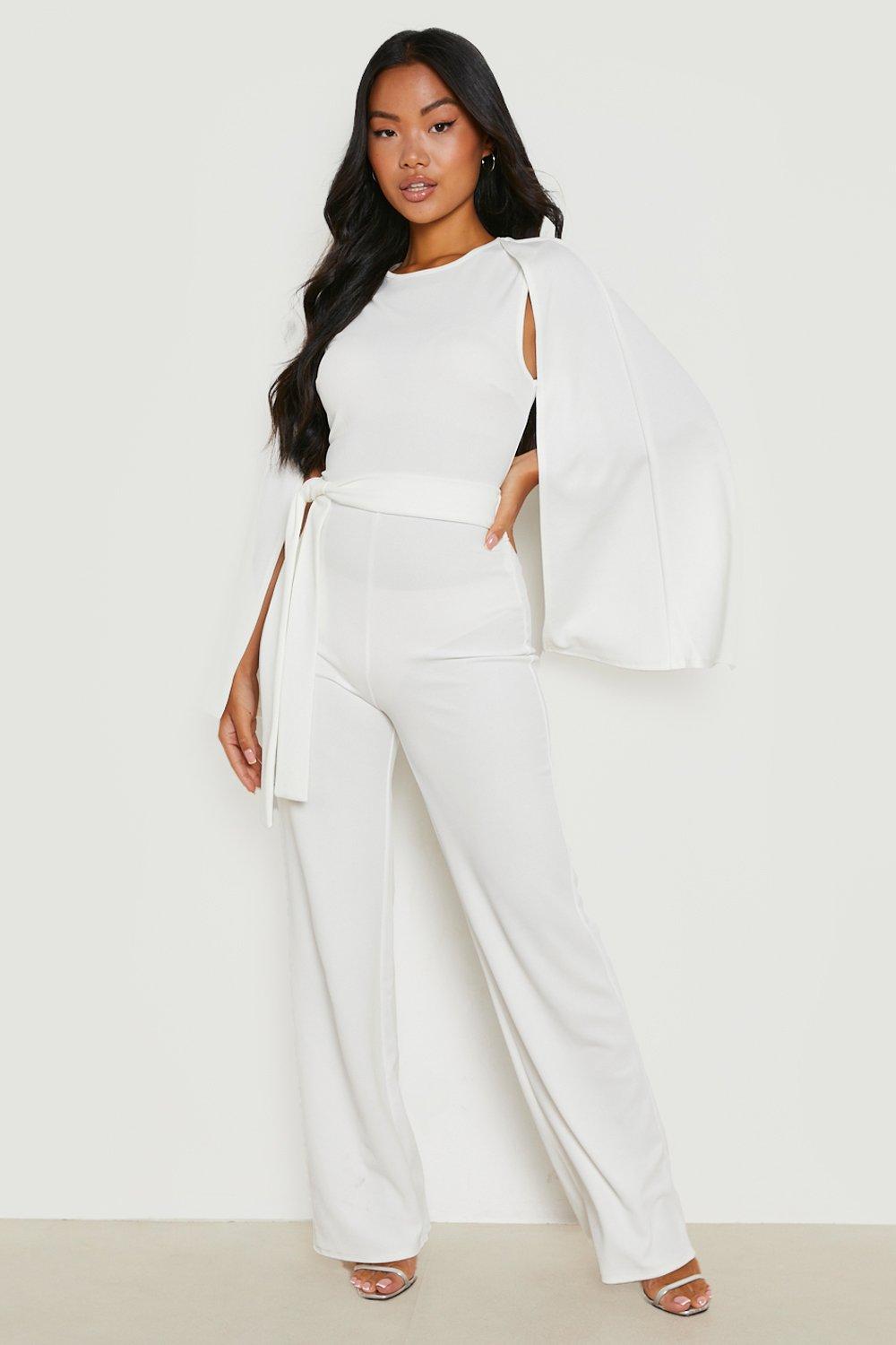 Ladies white jumpsuit store uk