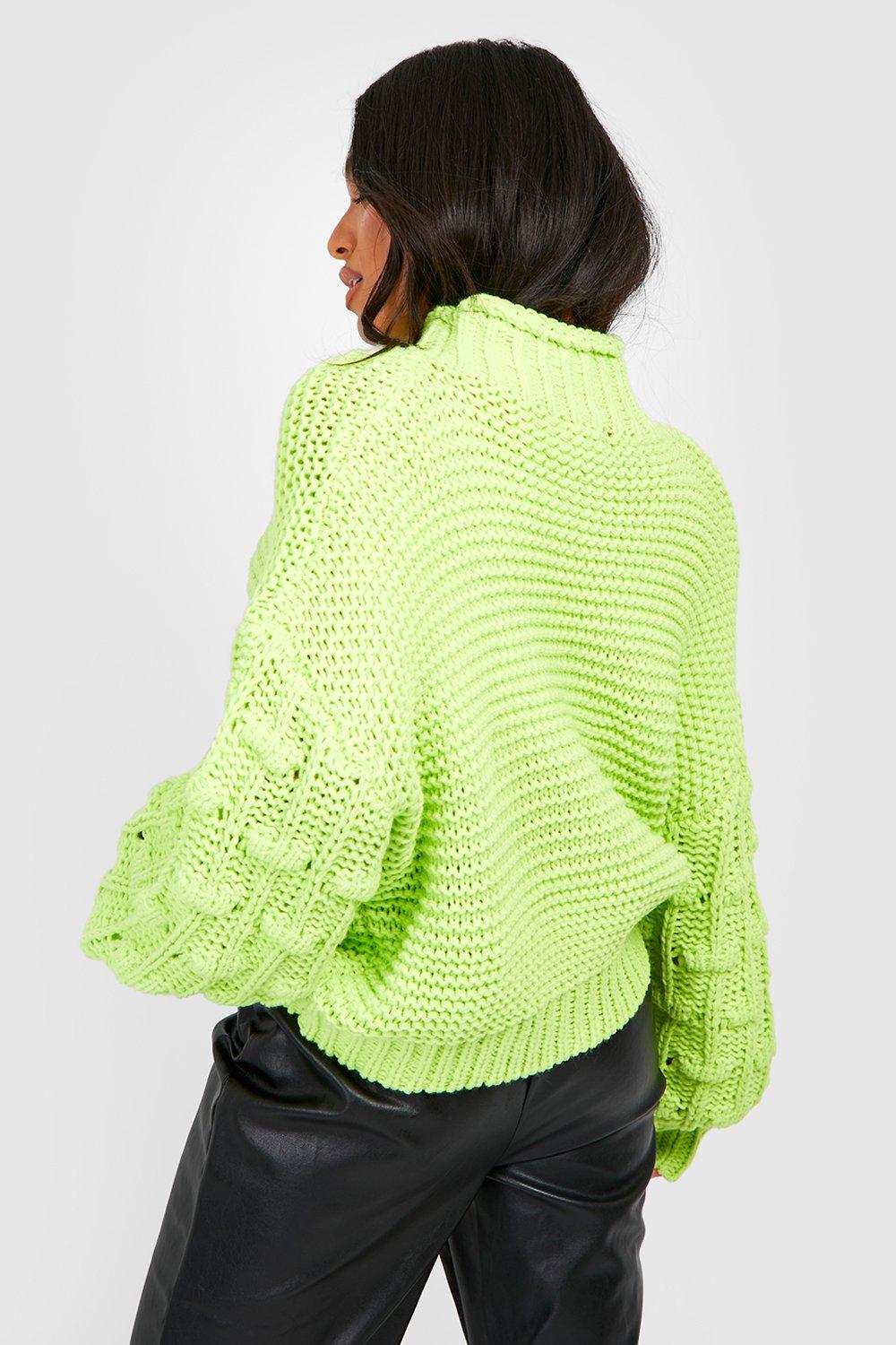 Lime green outlet jumper womens