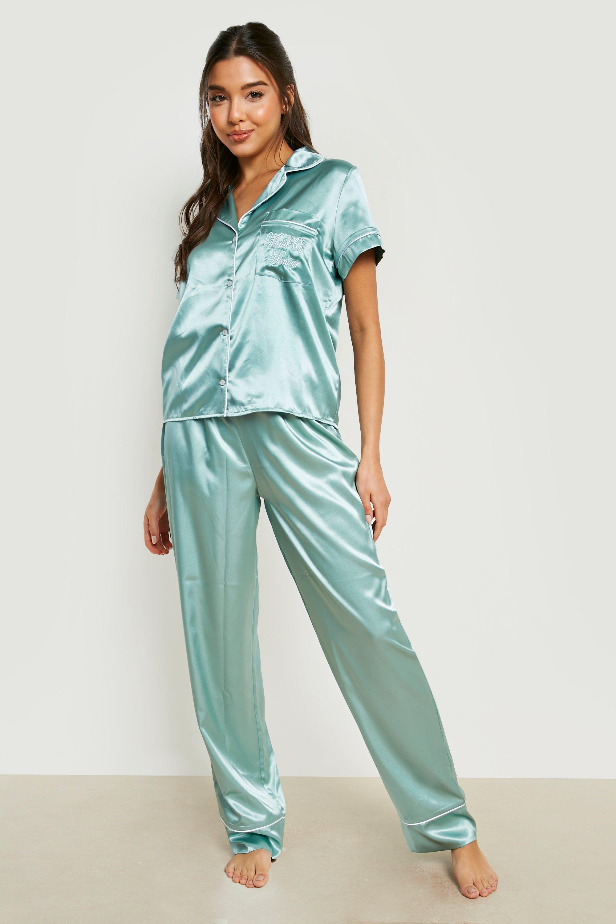 Boohoo outlet silky pjs