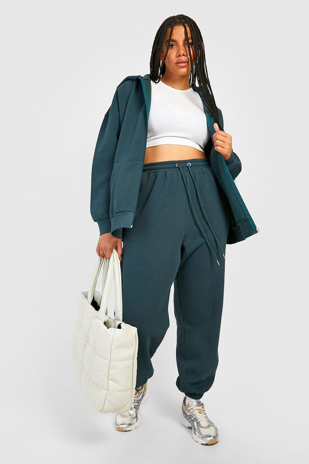 green oversized joggers