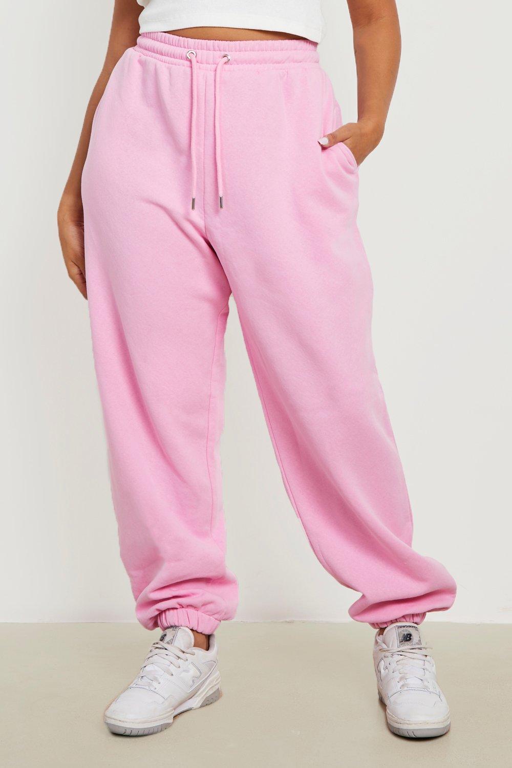 Boohoo discount pink sweatpants