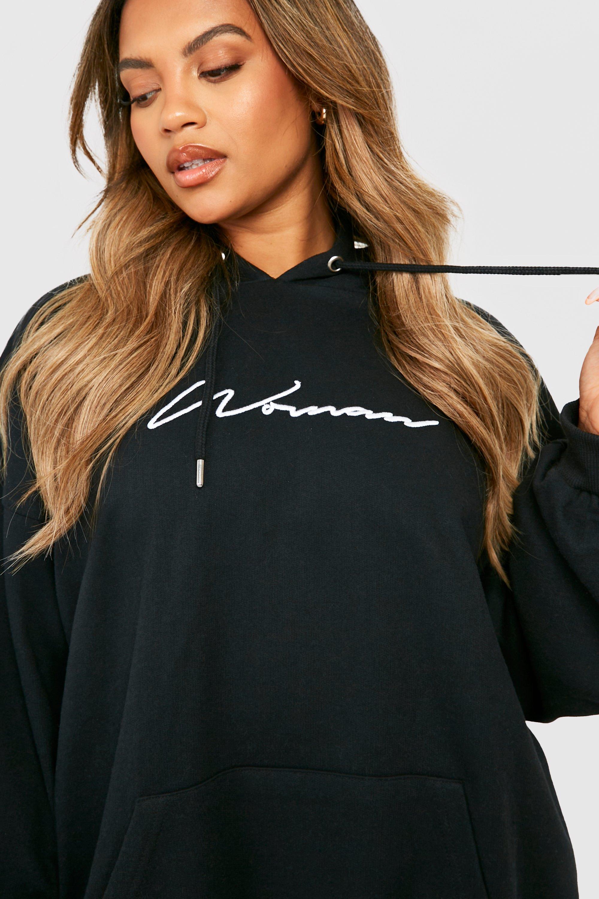 Boohoo shops woman hoodie