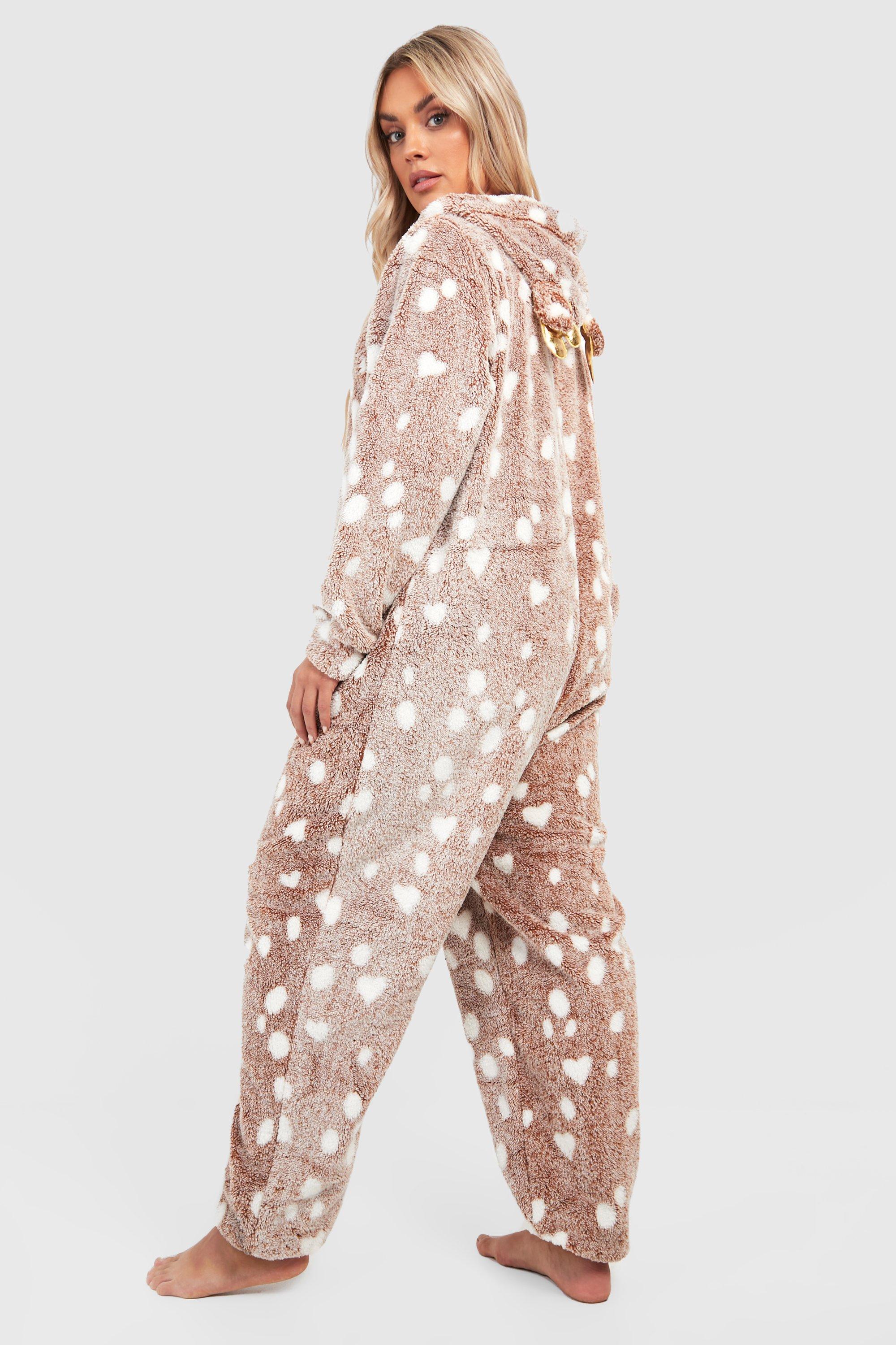 Plus size reindeer discount onesie