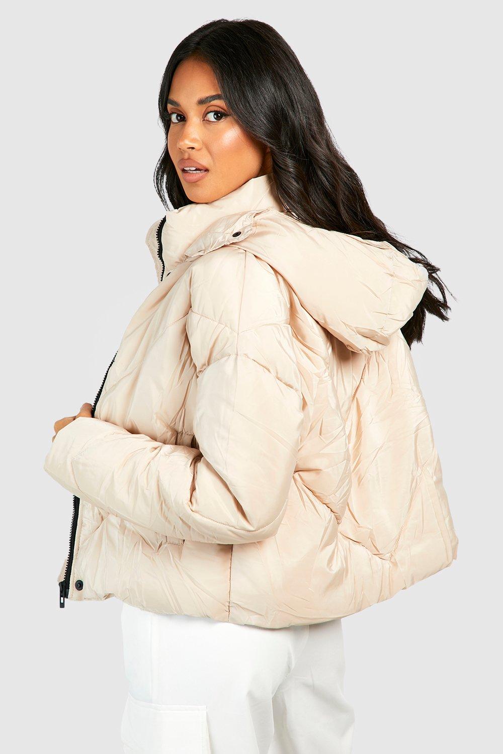 Boohoo puffa jacket sale