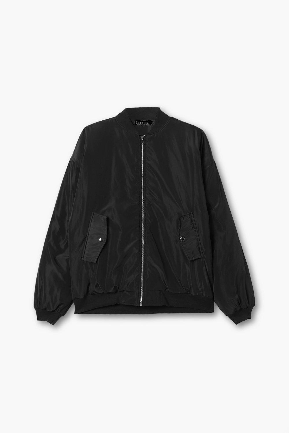 Buy black 2024 bomber jacket