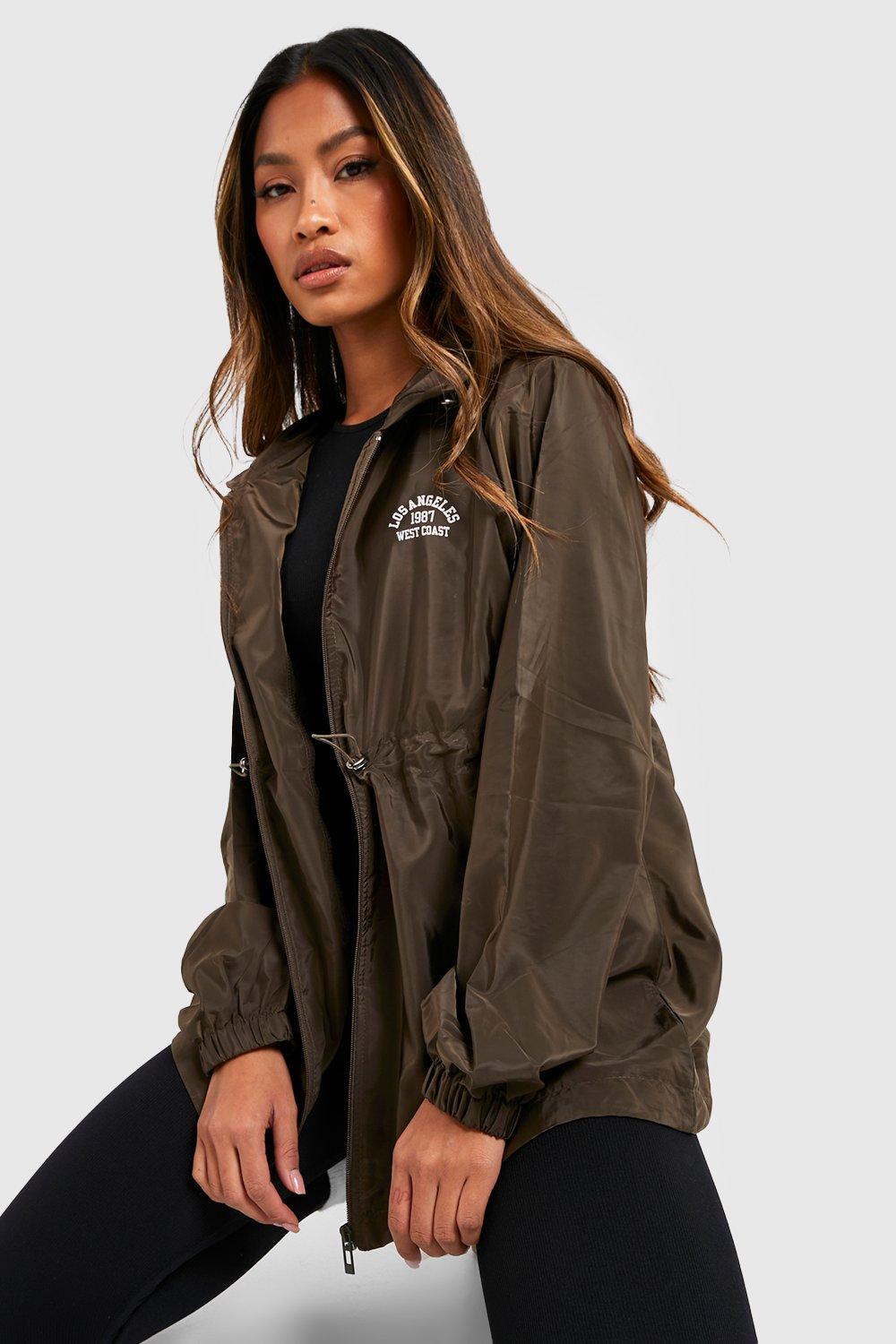 Windbreaker jacket shop womens boohoo