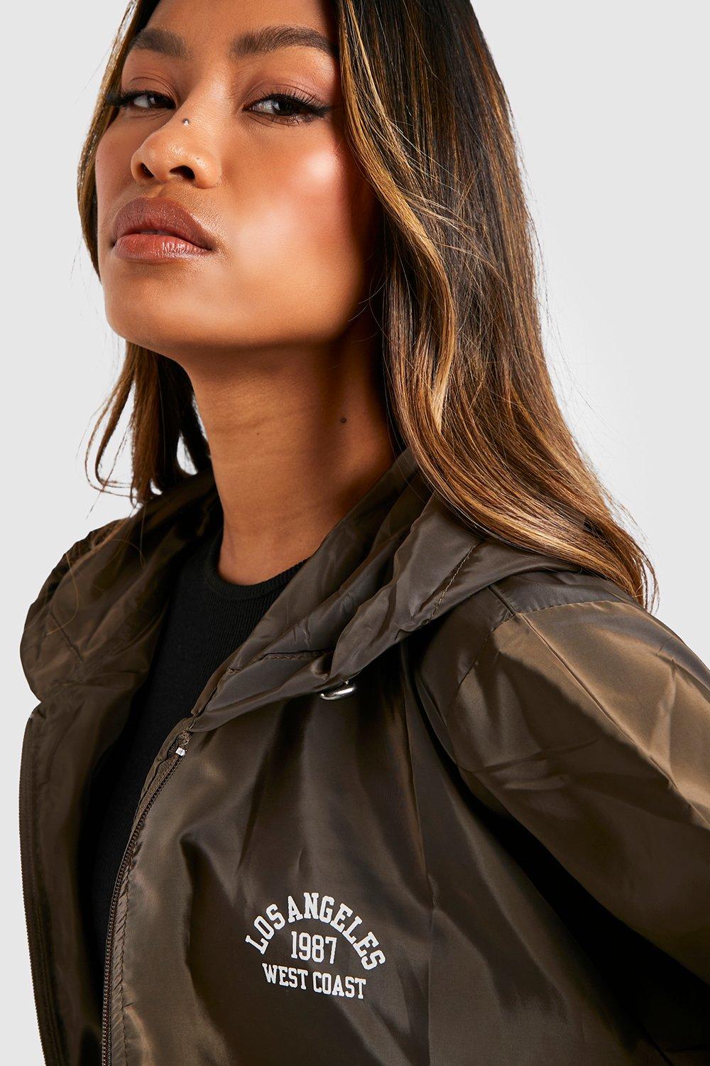 Windbreaker jacket sale womens boohoo