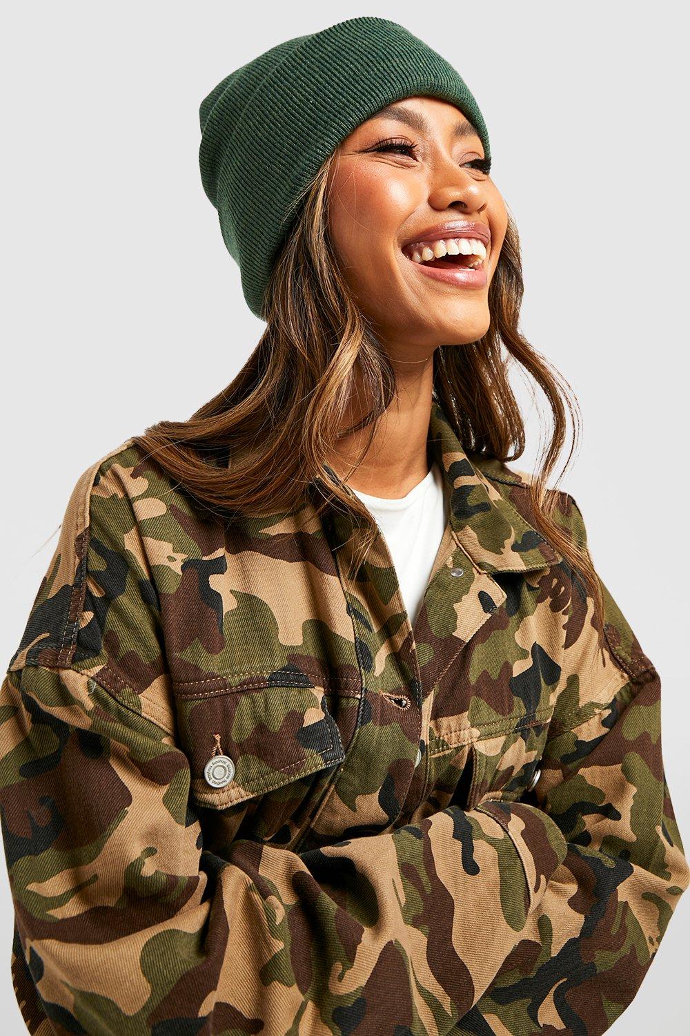 Dark Khaki Camouflage Utility Jacket