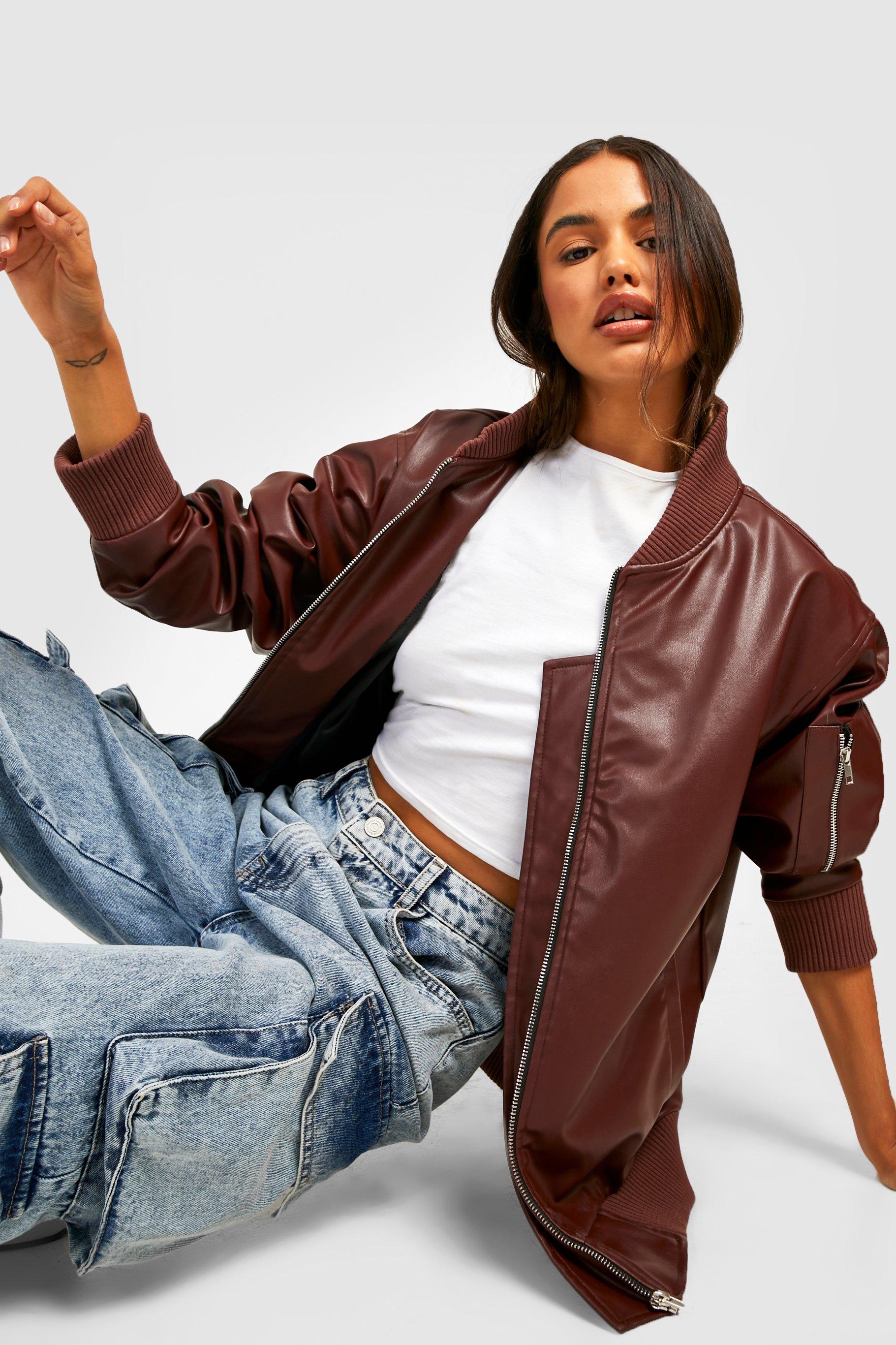 Plum bomber jacket sale