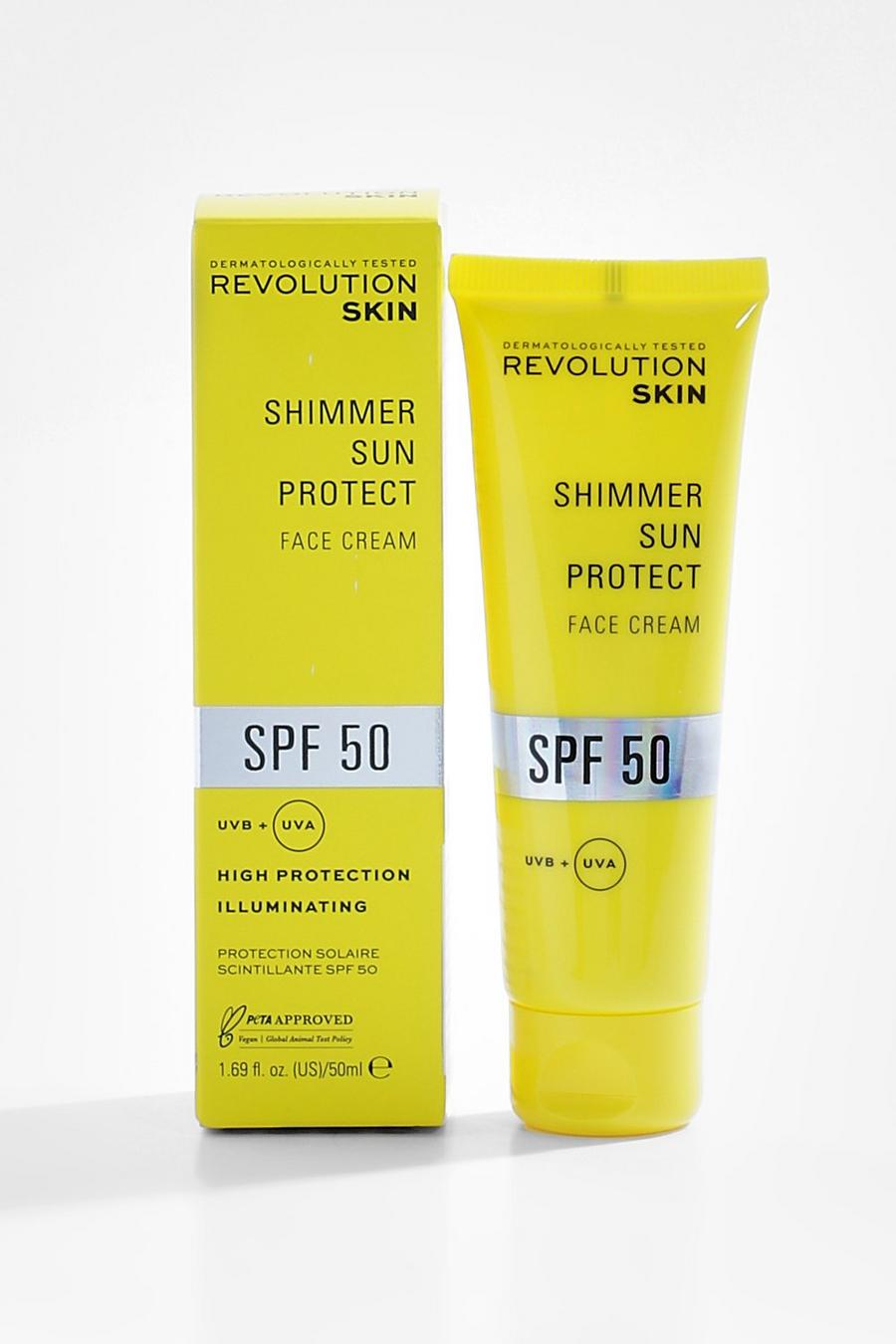 Revolution Skincare SPF 50 Dewy Protect Sonnencreme, White blanc