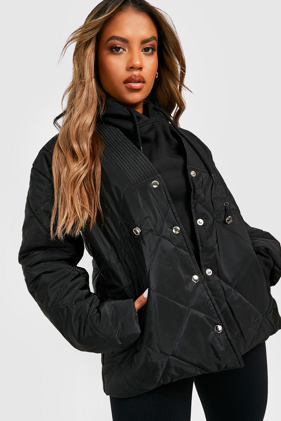 Women's Plus Cinched Waist Detail Puffer Jacket | Boohoo UK