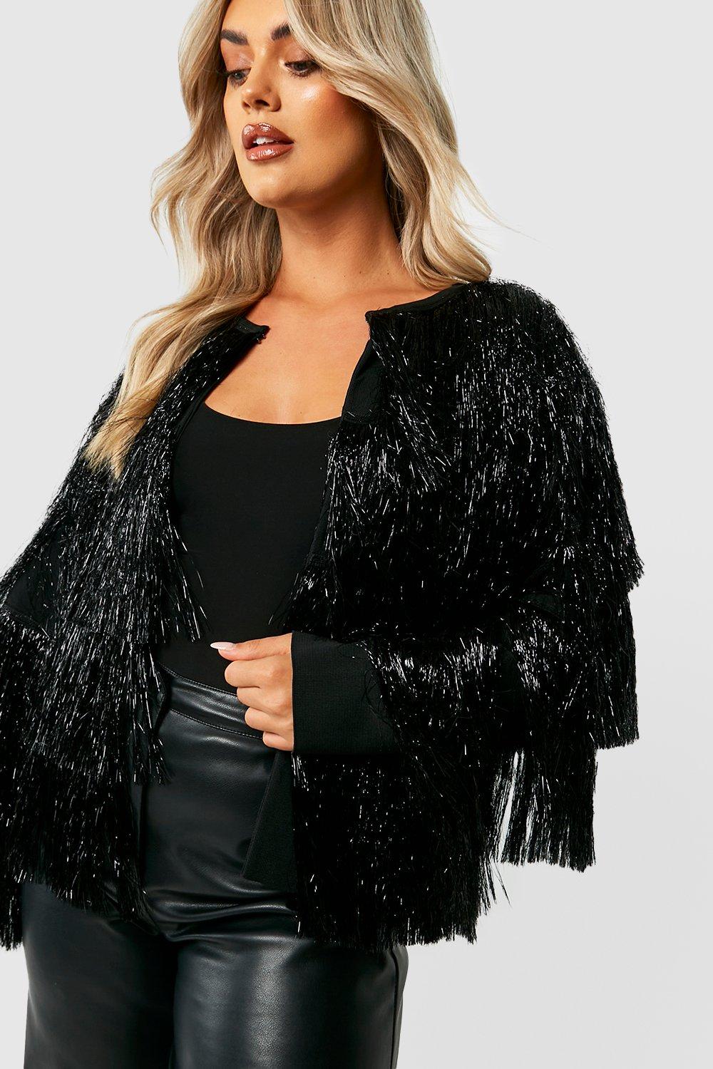 tinsel cardigan