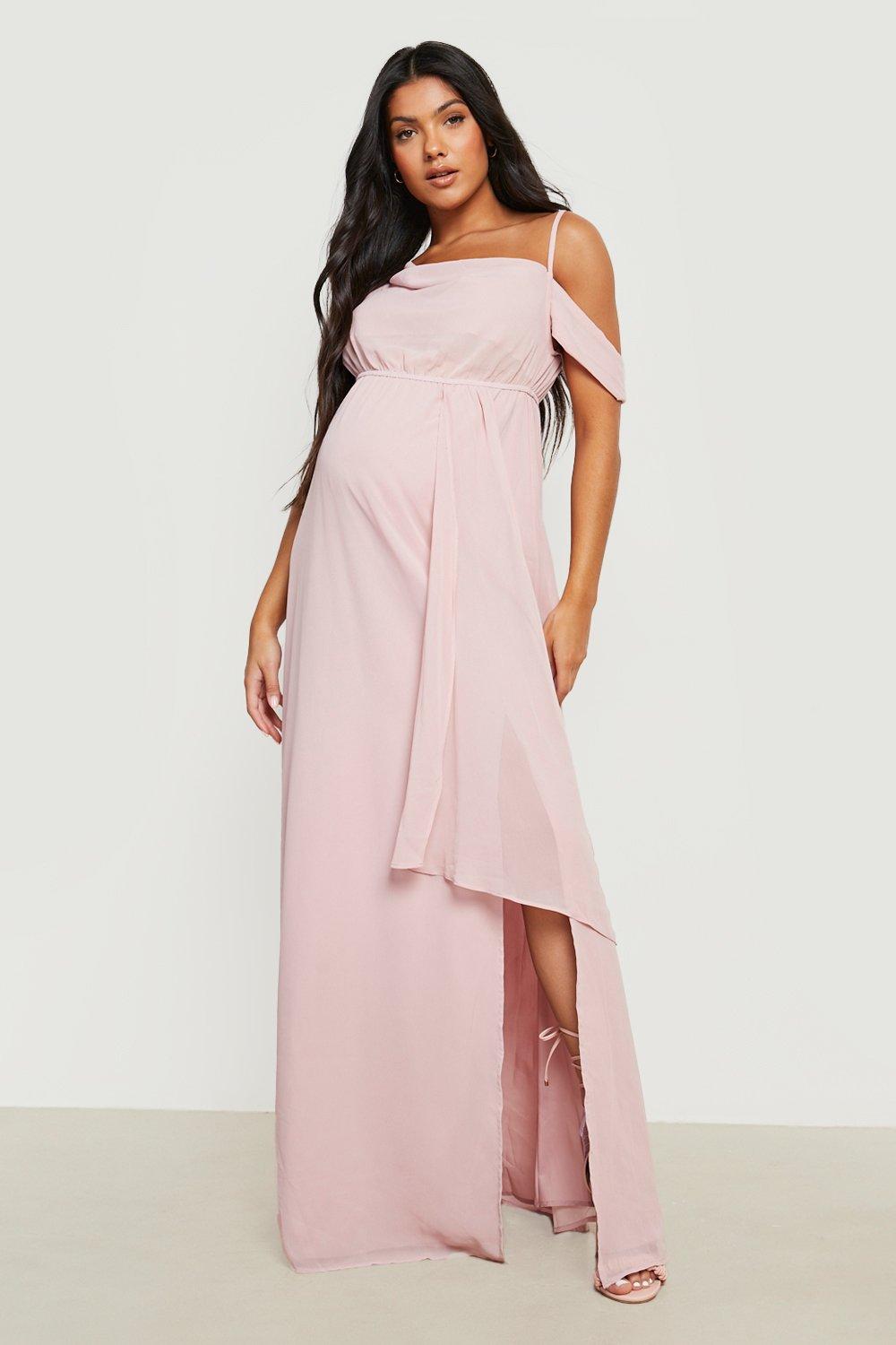 Boohoo maternity store maxi dress