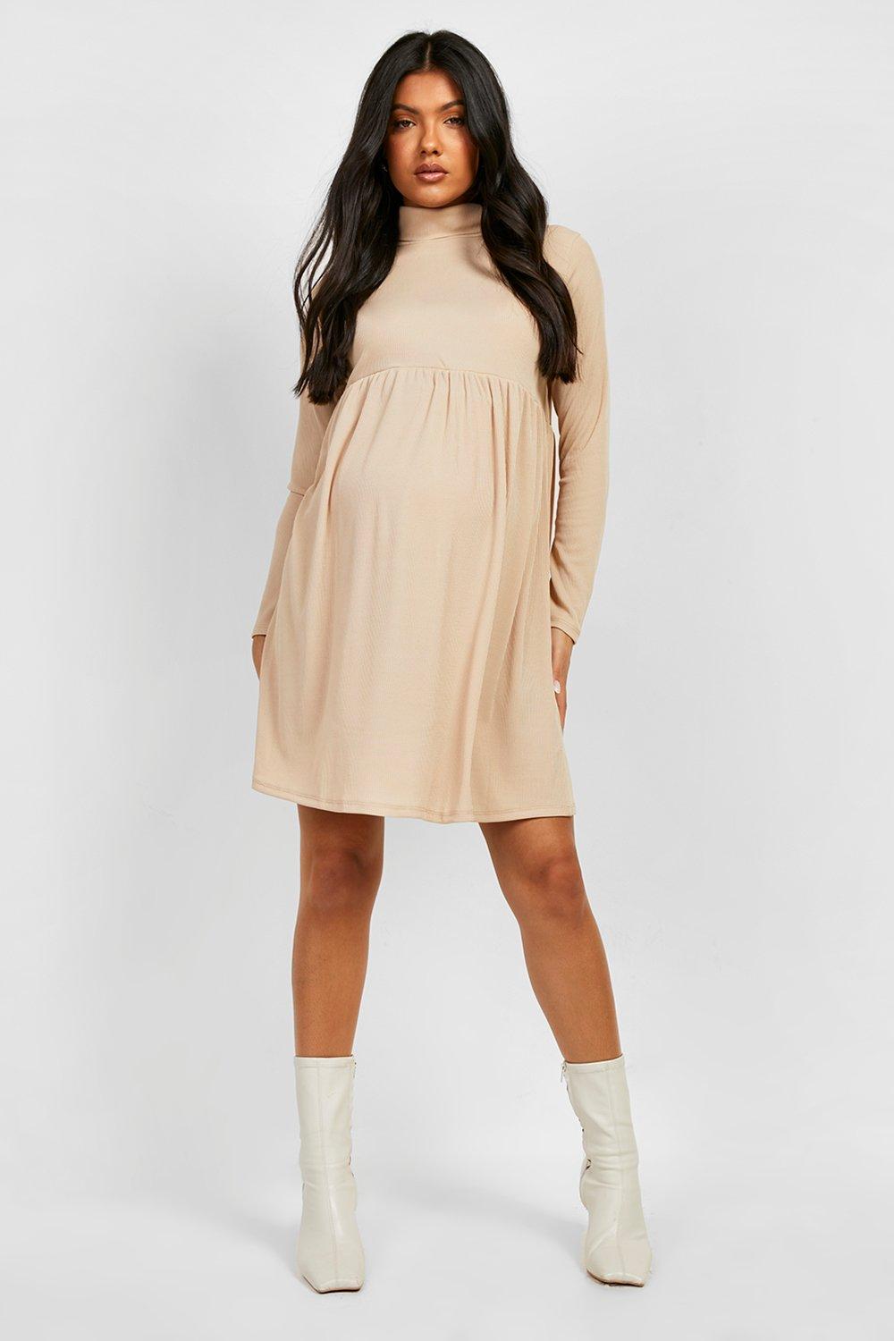 Maternity Turtleneck Dress