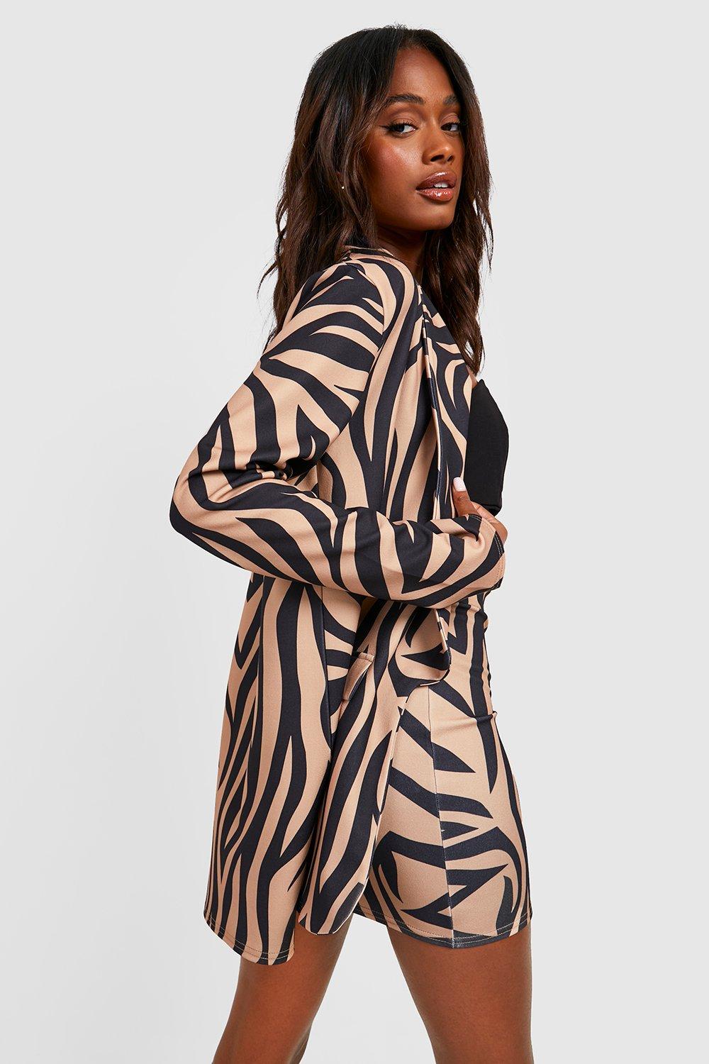 Zebra blazer outlet dress