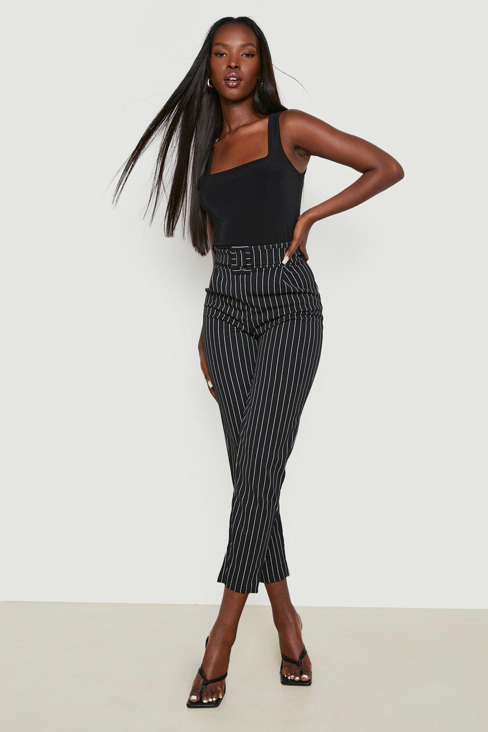 Boohoo high waisted outlet trousers