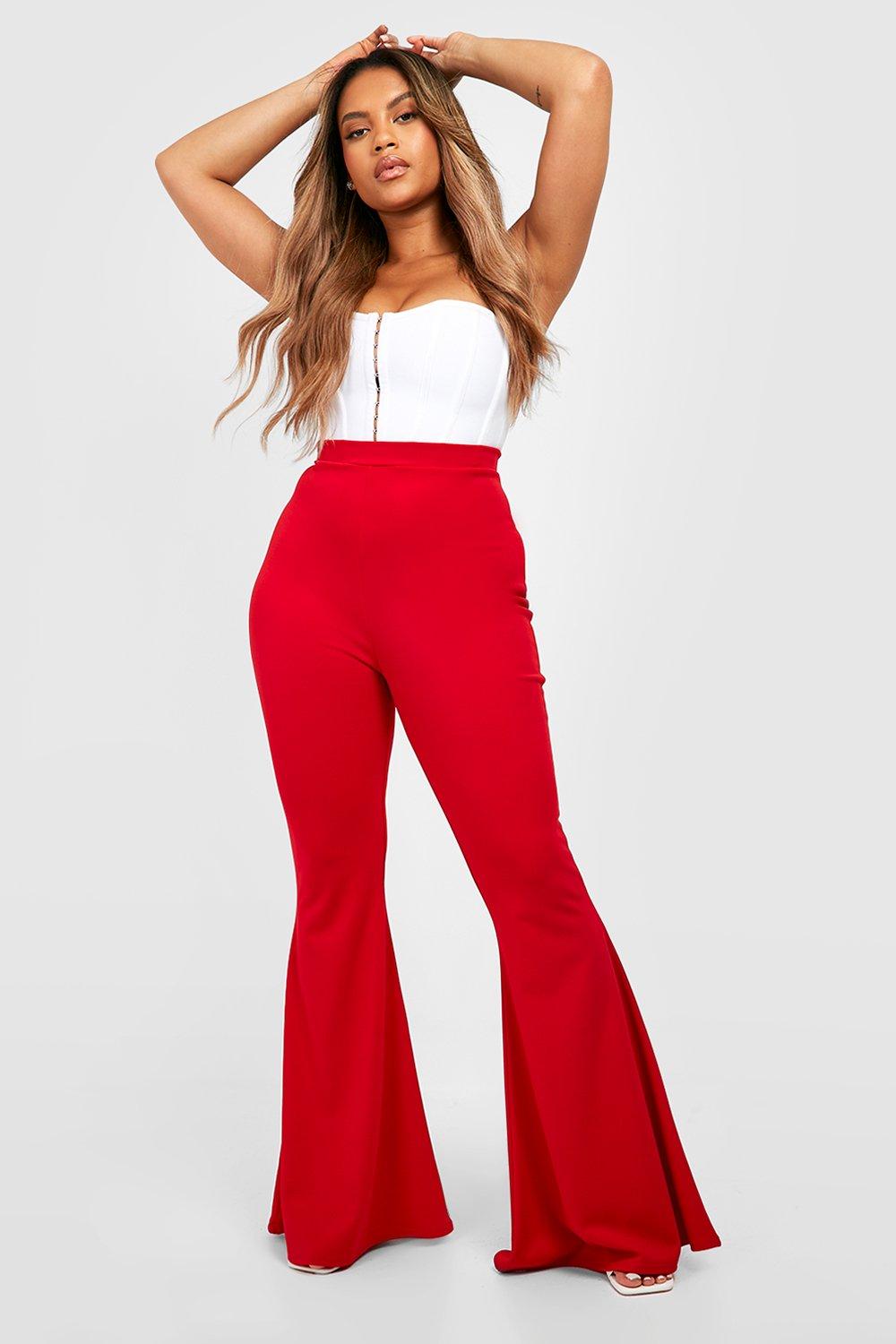 https://media.boohoo.com/i/boohoo/gzz24861_red_xl_2/female-red-plus-extreme-flare-pants