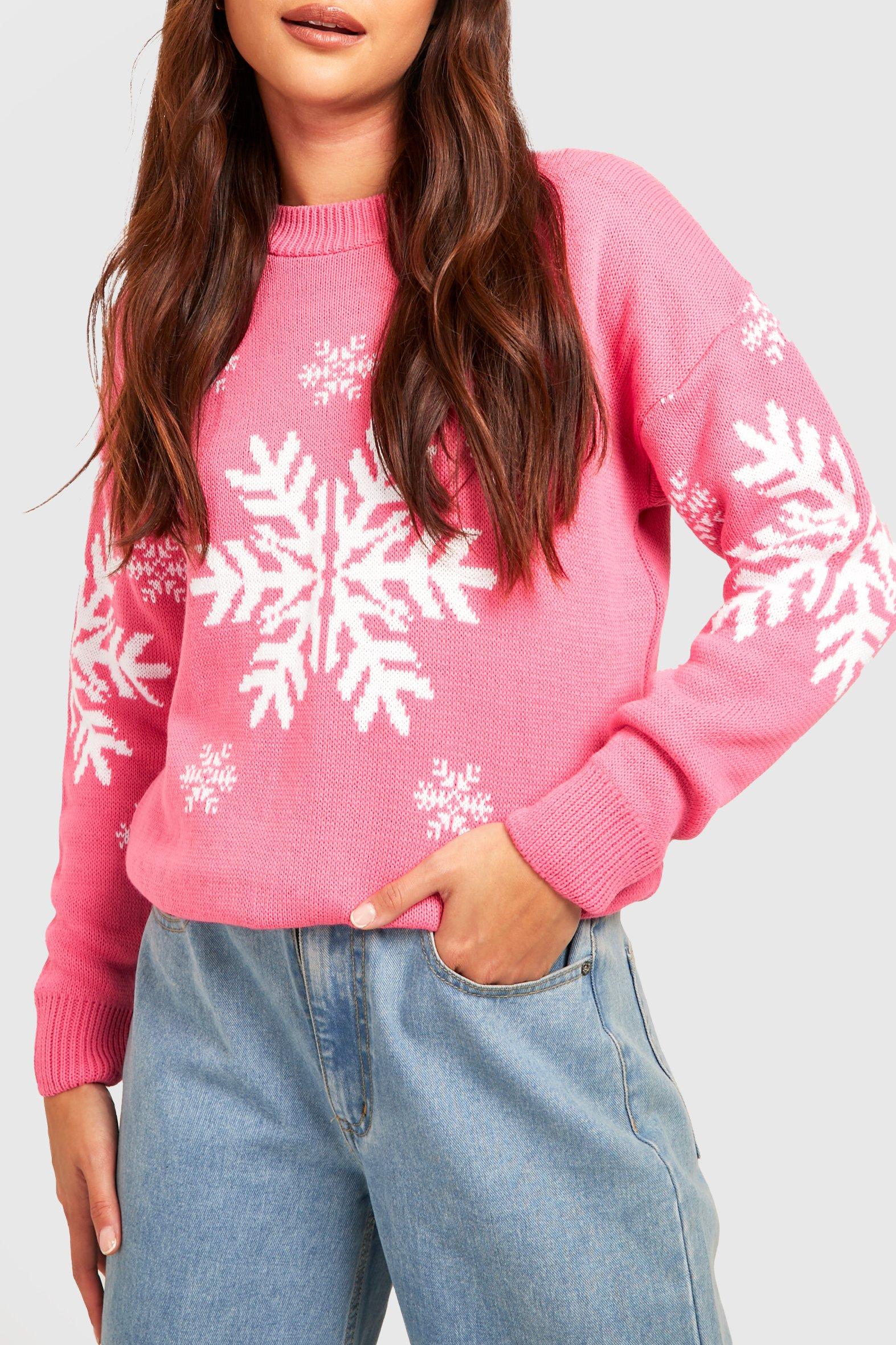 Pink on sale xmas jumper